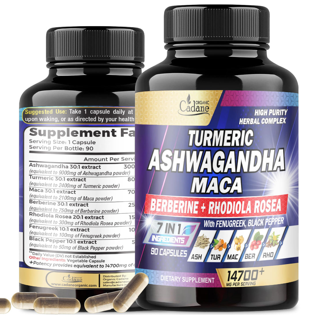 Ashwagandha Supplements 14700mg - Memory, Immune System & Strength Support Organic Cadane buy supplements canada