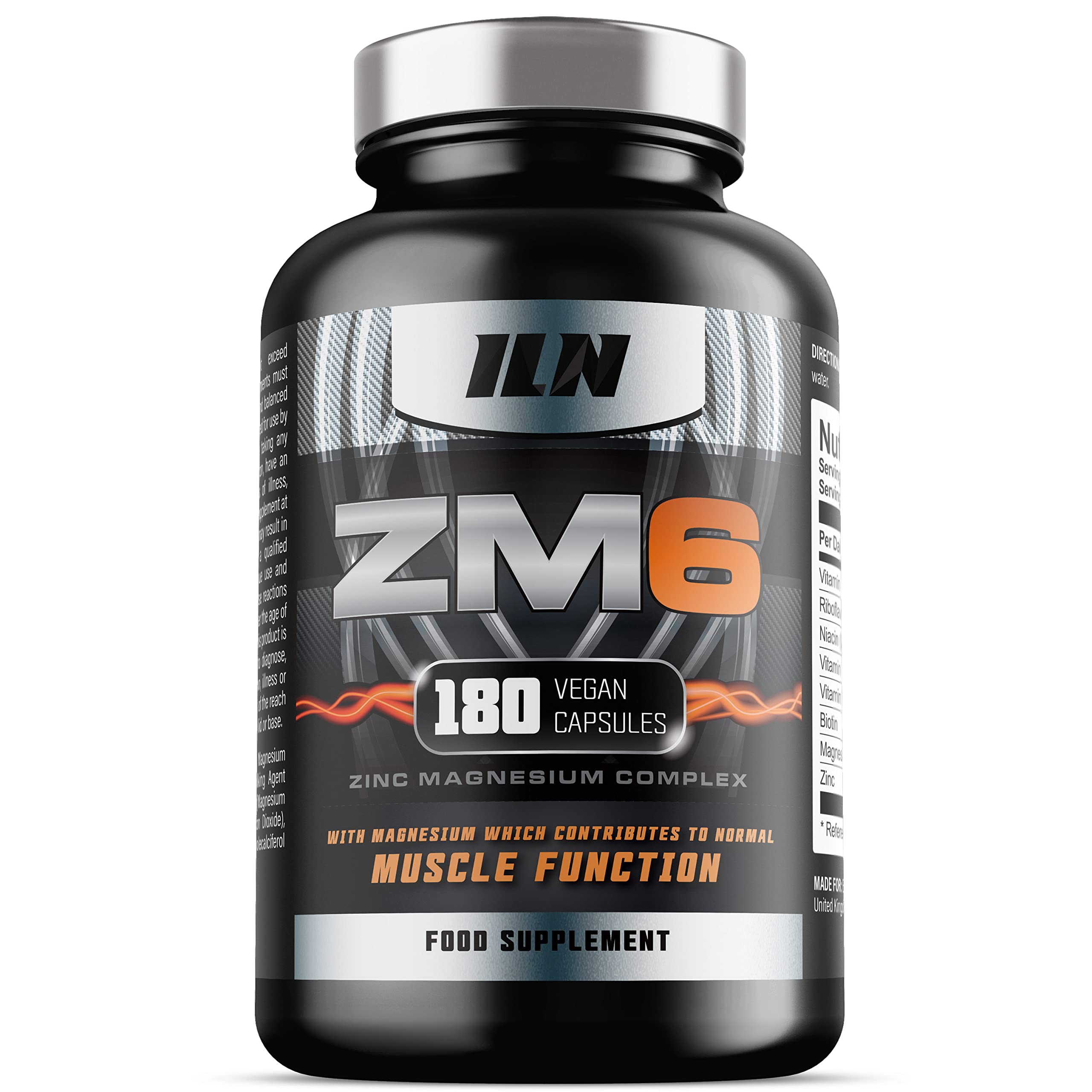 ZM6 - High Strength Zinc Magnesium Supplement - Zinc and Magnesium Tablets Iron Labs Nutrition buy supplements canada
