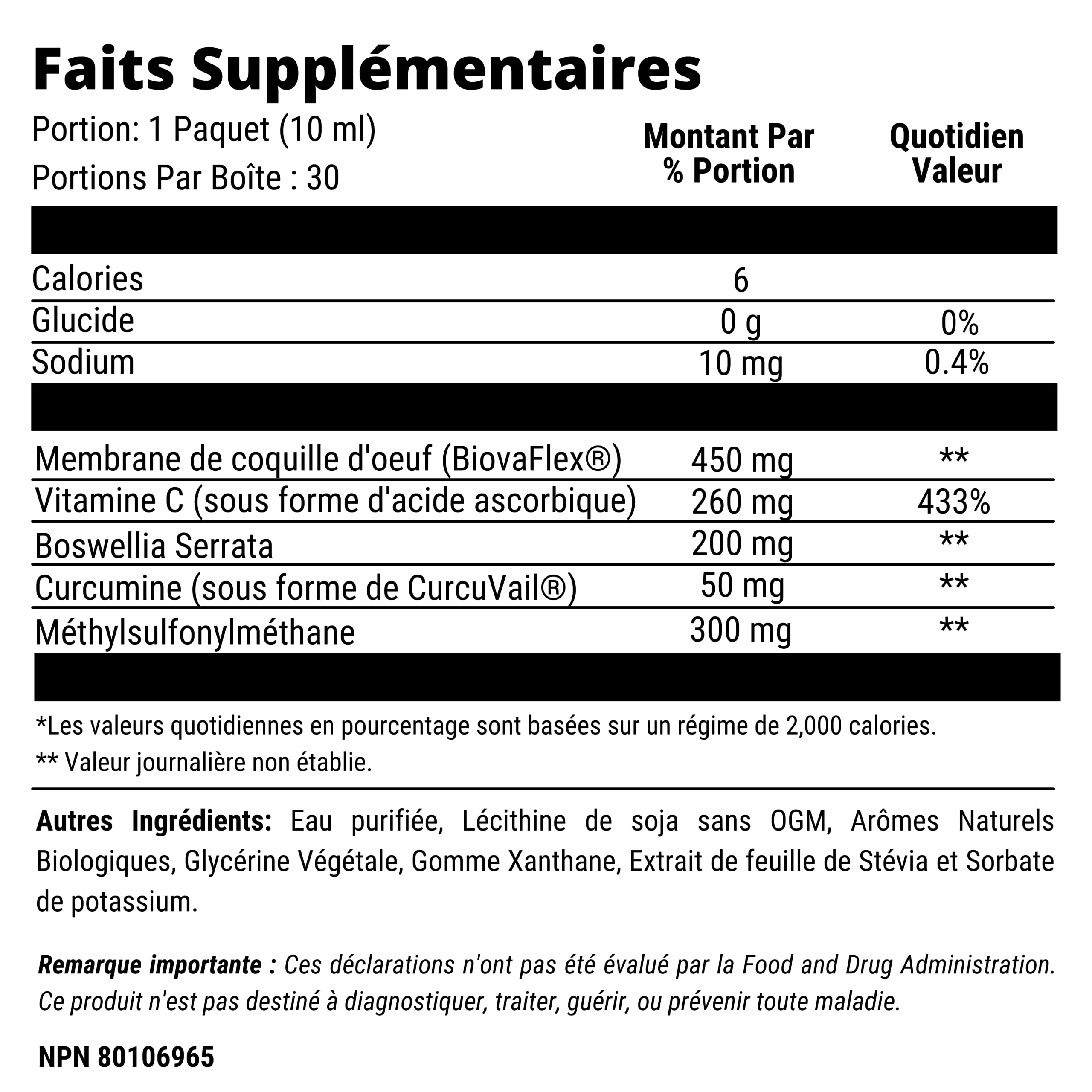 Aurora Nutrascience Micro-Pack Liposomal exoFlex+ - Liquid Vitamin C Supplement, Eggshell Membrane with BiovaFlex, Curcumin, & Boswellia, for Men & Women - 30 Single-Serve Packets Aurora Nutrascience buy supplements canada