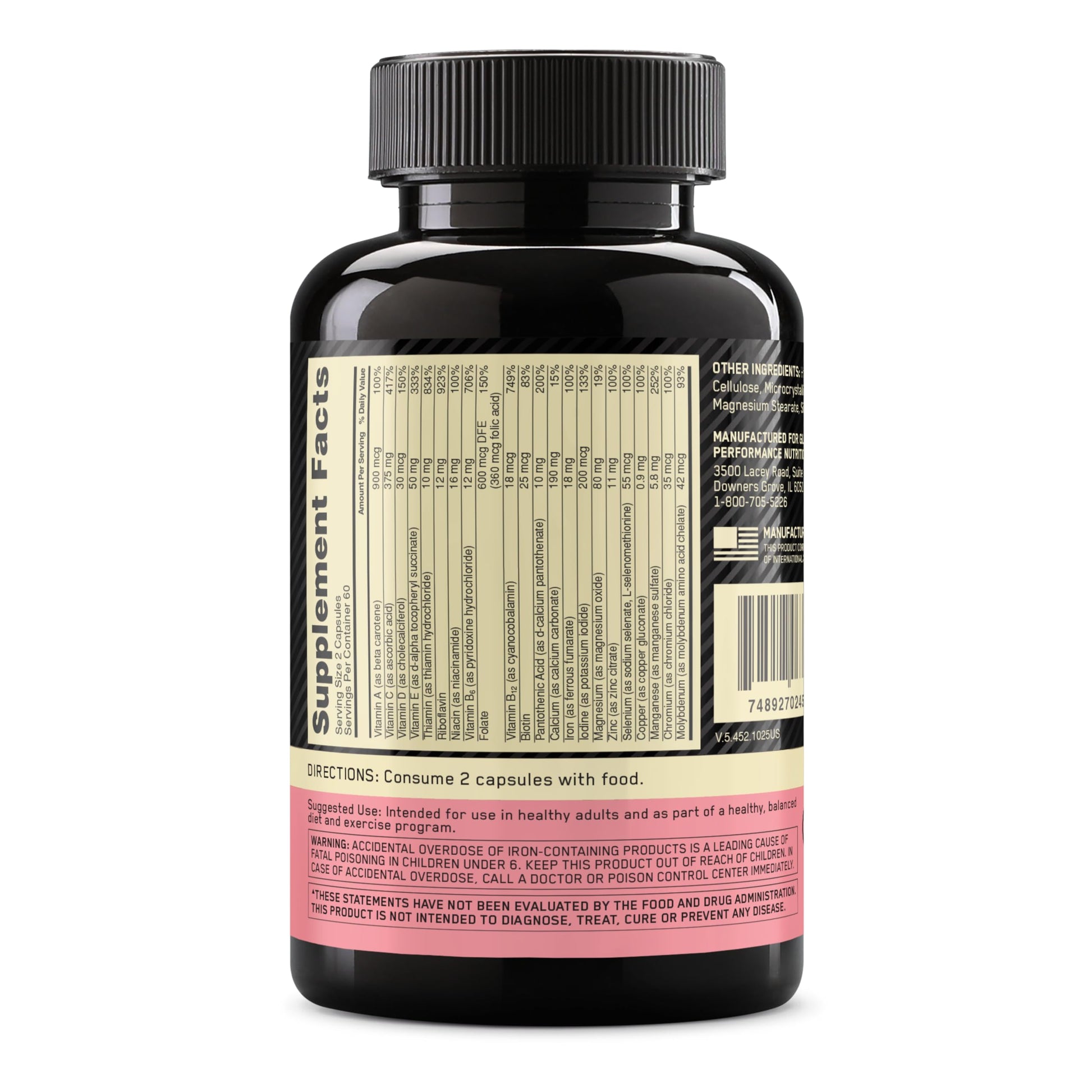 Optimum Nutrition Opti-Women, Vitamin C, Zinc and Vitamin D for Immune Support Womens Daily Multivitamin Supplement with Iron, Capsules, 120 Count Optimum Nutrition buy supplements canada
