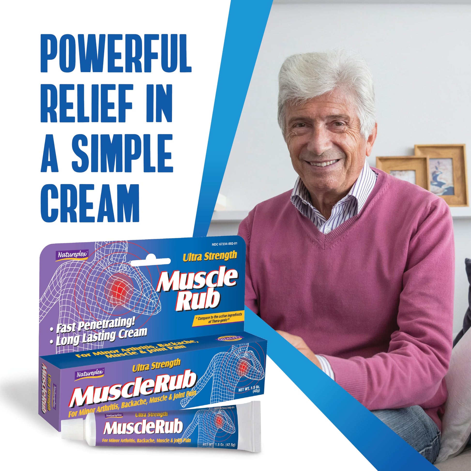 Natureplex Ultra Strength Muscle Rub Cream 1.5 oz (Pack of 5) – Menthol & Methyl Salicylate, Fast-Penetrating, Long-Lasting Relief for Muscle & Joint Discomfort (Minor Aches, Backache, Strains) Natureplex buy supplements canada