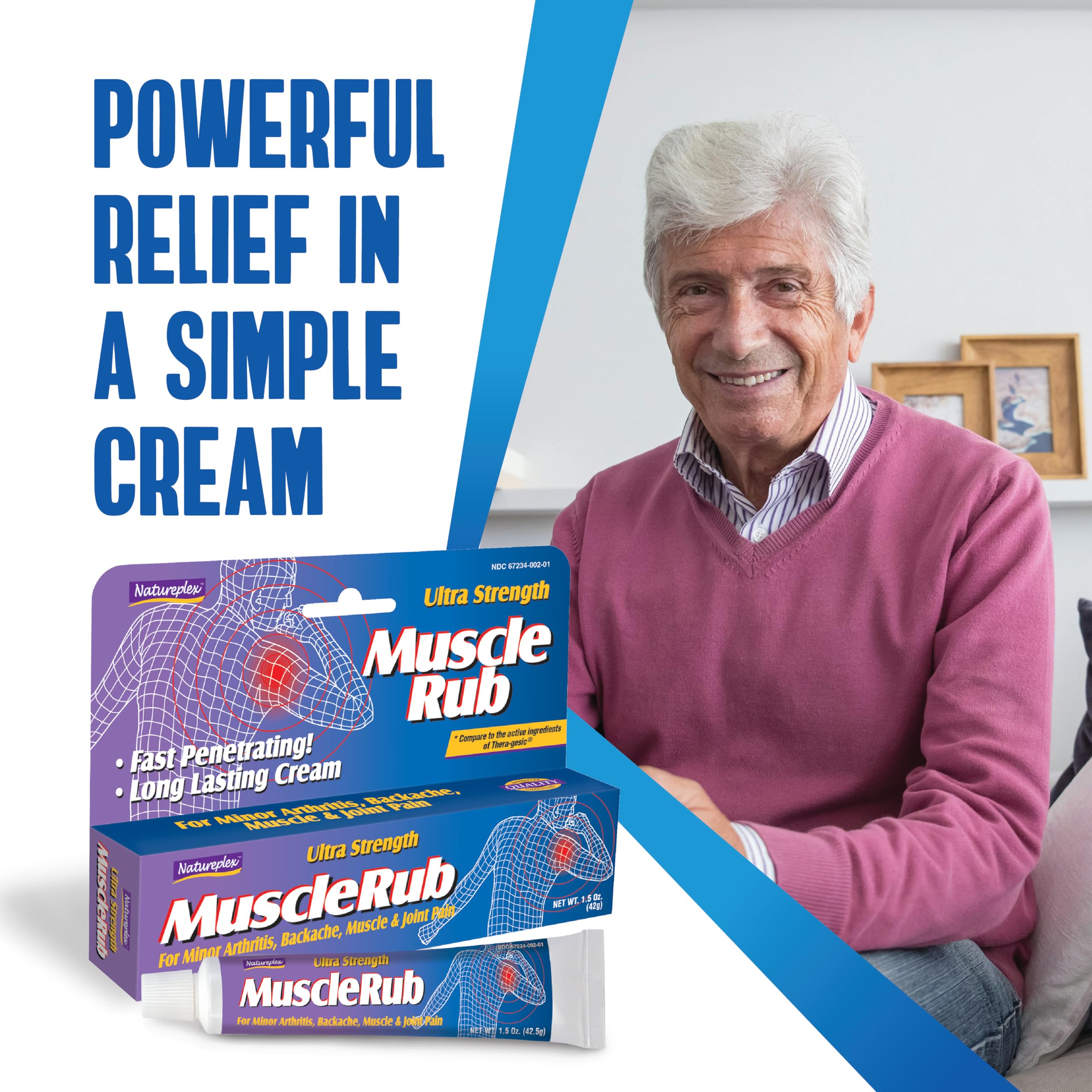 Natureplex Ultra Strength Muscle Rub Cream 1.5 oz (Pack of 5) – Menthol & Methyl Salicylate, Fast-Penetrating, Long-Lasting Relief for Muscle & Joint Discomfort (Minor Aches, Backache, Strains) Natureplex buy supplements canada