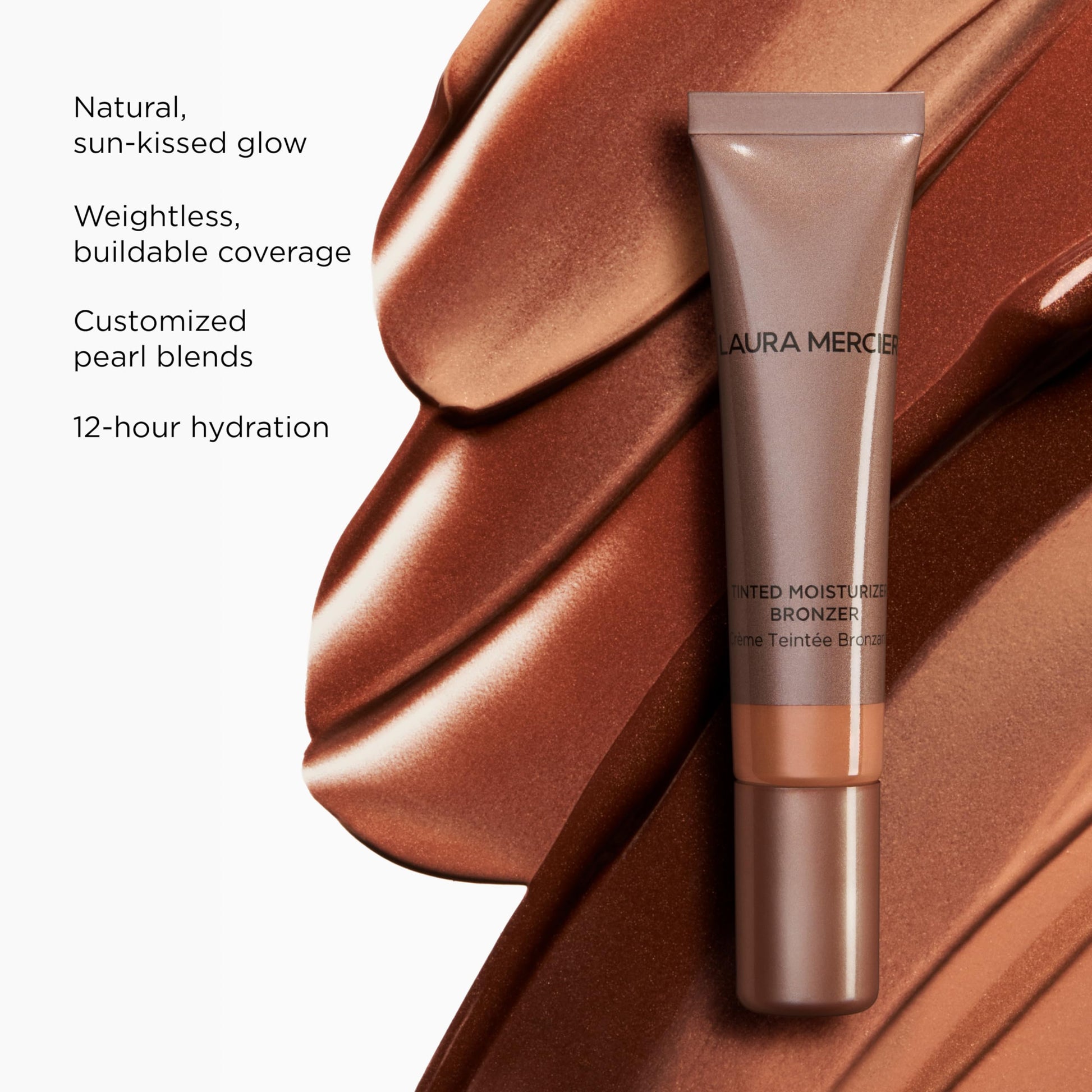 Laura Mercier Tinted Moisturizer Bronzer: Long Lasting Sheer Cream Bronzer, Weightless, Buildable Coverage, 12 HR Hydrating Wear, Non-Comedogenic, 6 Shades for All Skin Tones, Sundrop Laura Mercier buy supplements canada