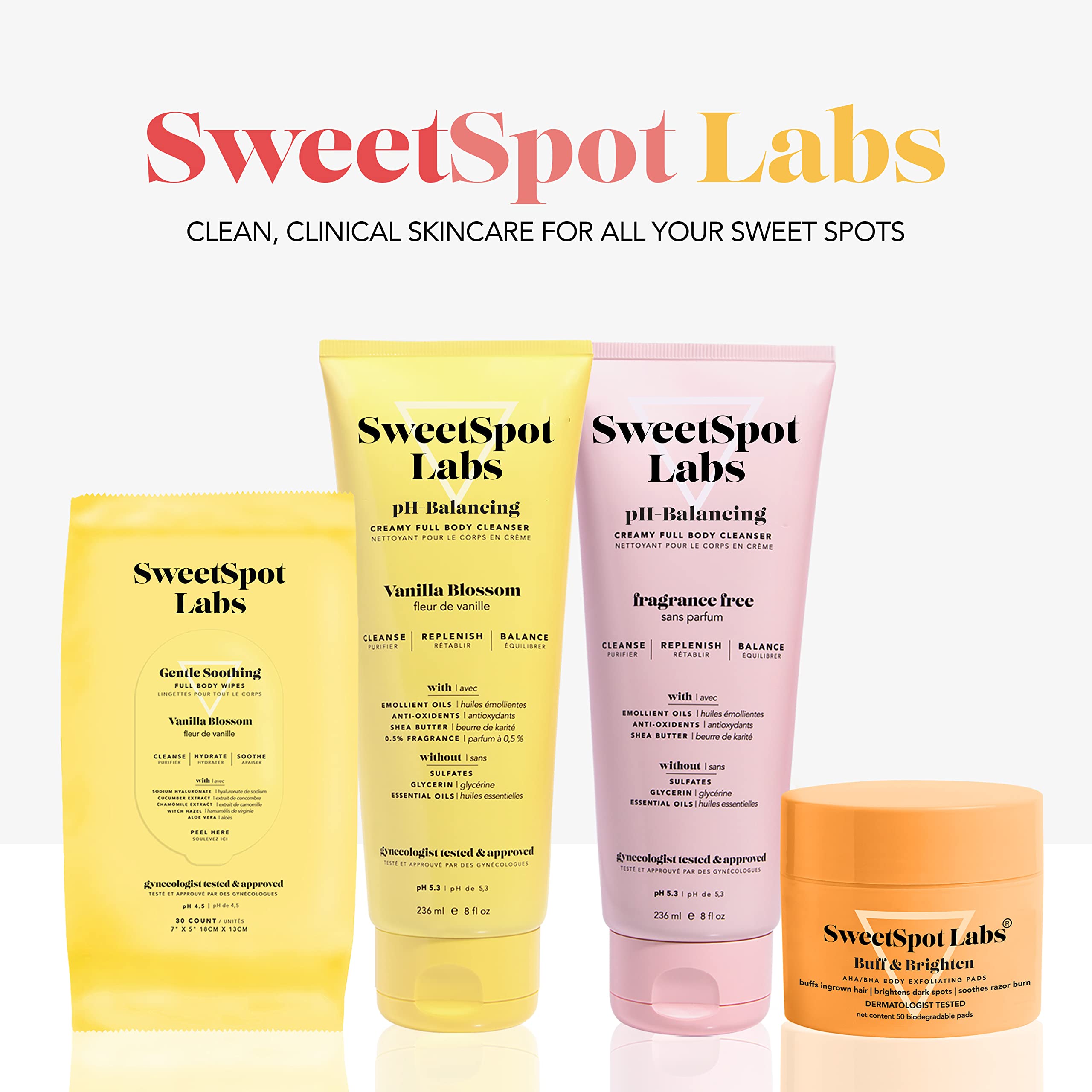 SweetSpot Labs Feminine Wash, Gentle Vanilla Blossom Scent, with Shea Butter and Aloe Vera, Sulfate Free SweetSpot Labs buy supplements canada