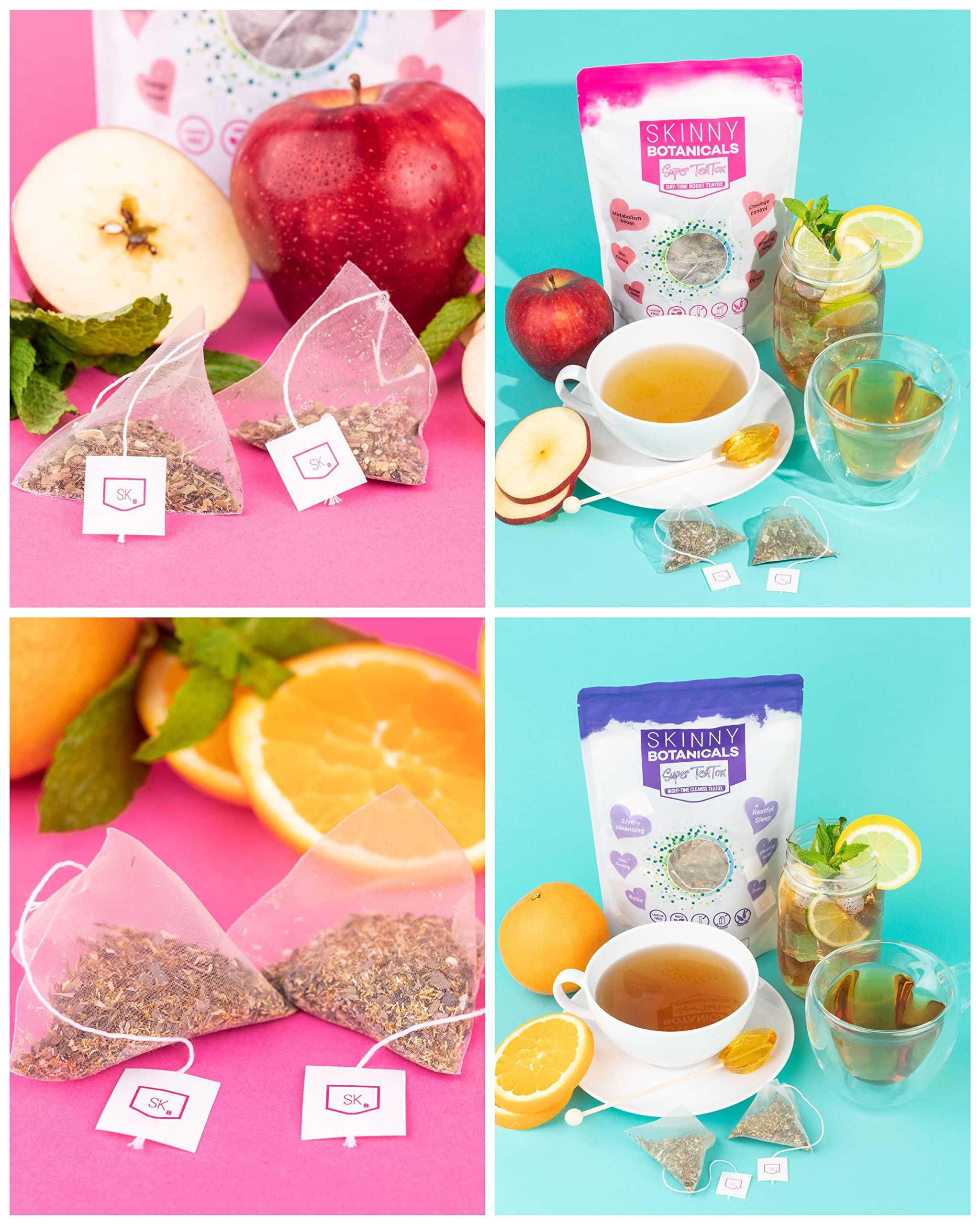 Skinny Botanicals Evening Detox Tea for Body Cleanse All Natural - Laxative-Free Skinny Botanicals buy supplements canada