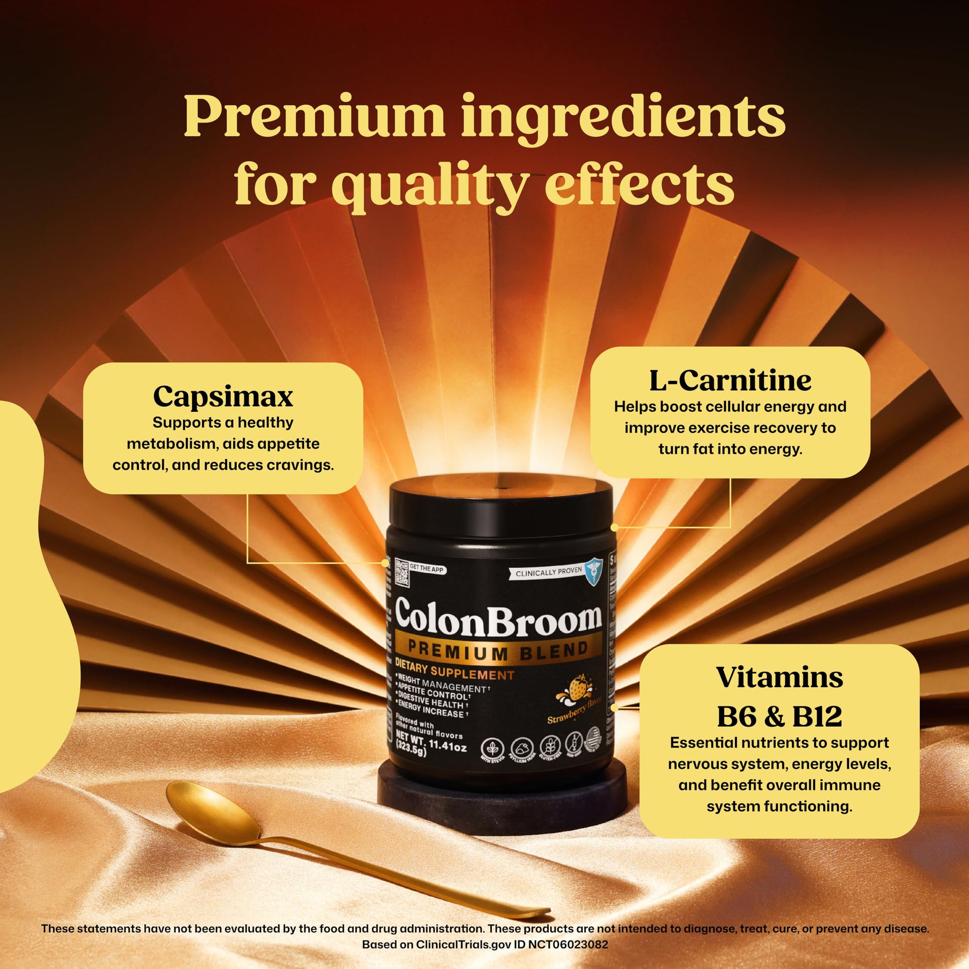 ColonBroom Premium Weight Management Supplement (Strawberry) - Colon Broom Psyllium Husk Fiber Powder Drink - Gluten Free, Non-GMO Colon Cleanse for Bloating Relief & Gut Health, 200 Servings ColonBroom buy supplements canada