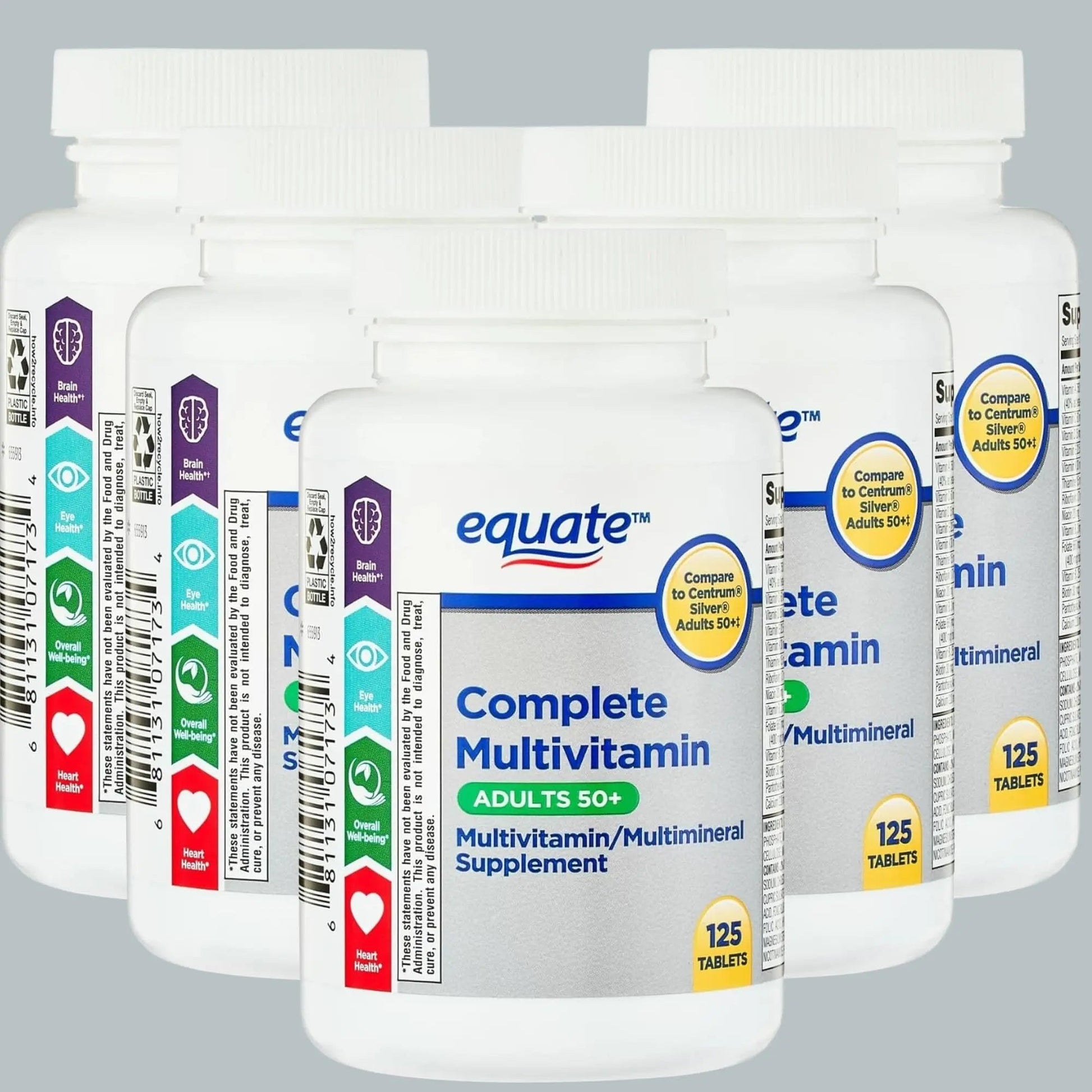 Equate Adult 50+ One Daily Complete Multivitamin Multimineral Supplement Tablets, Healthy Brain Aus Healthcare buy supplements canada