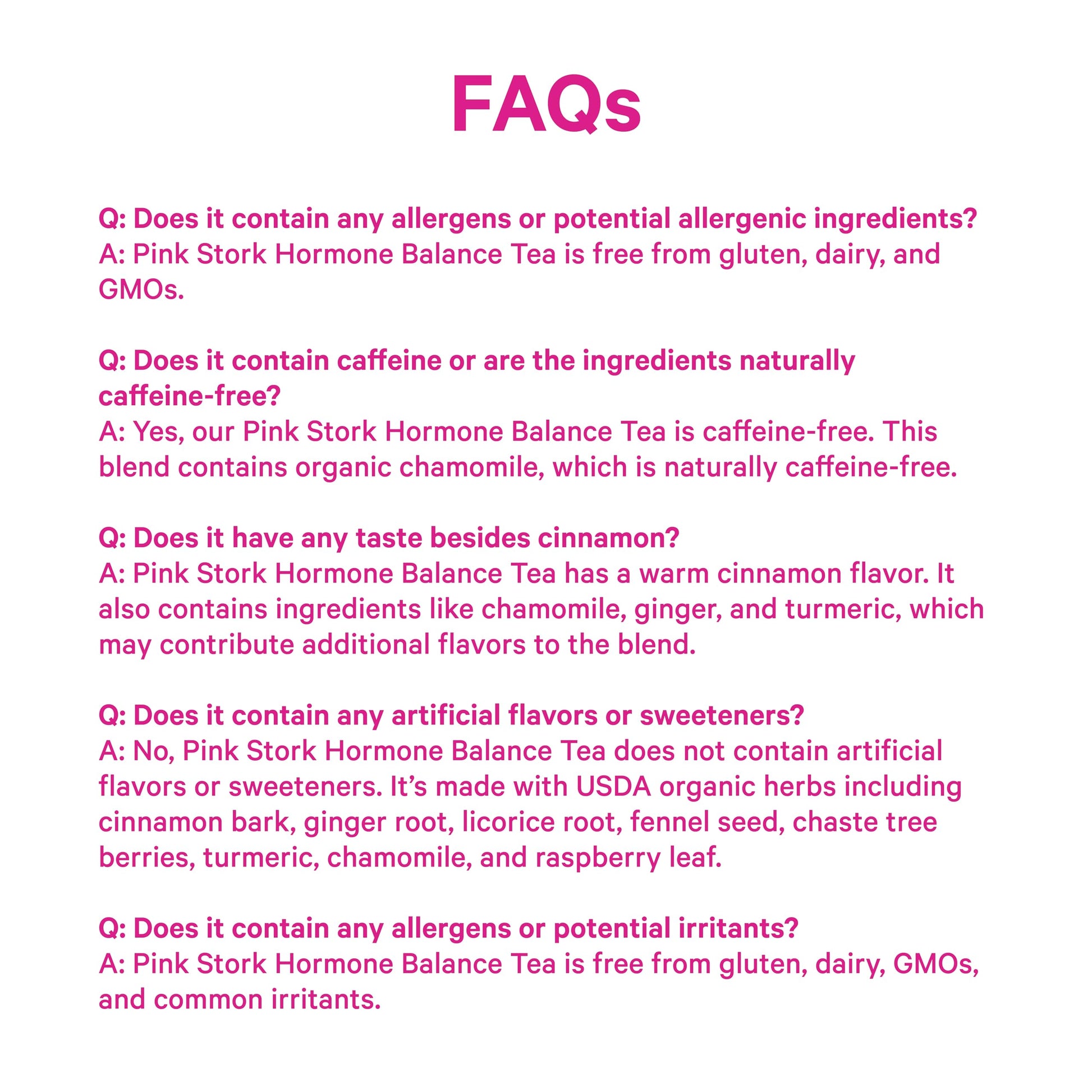 Pink Stork Hormone Balance Tea for Women – Red Raspberry Leaf & Chasteberry (Vitex) – Organic Herbal Tea for PMS, Menstrual Cycle & Perimenopause Support – Caffeine-Free Cinnamon Blend – 30 Cups Pink Stork buy supplements canada