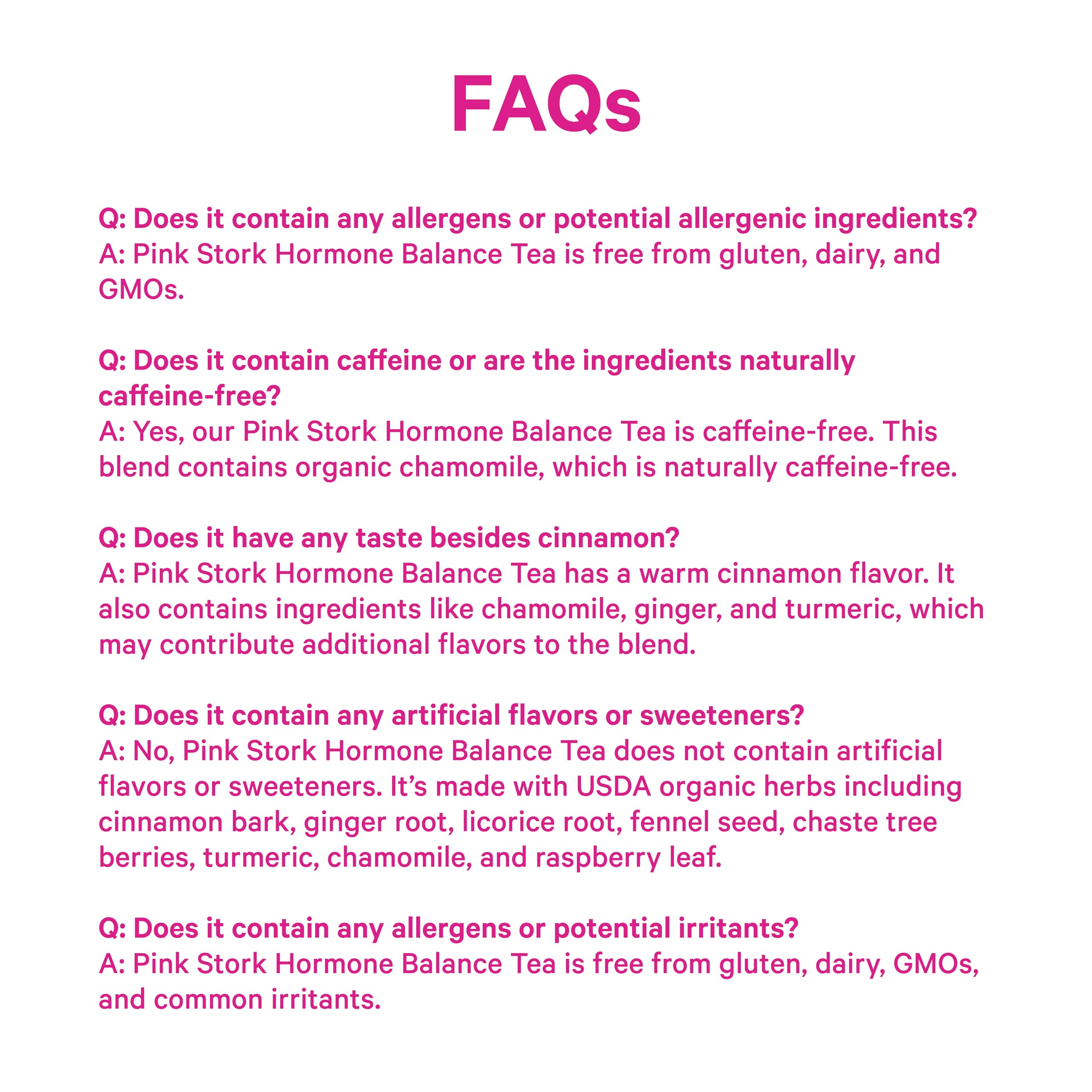 Pink Stork Hormone Balance Tea for Women – Red Raspberry Leaf & Chasteberry (Vitex) – Organic Herbal Tea for PMS, Menstrual Cycle & Perimenopause Support – Caffeine-Free Cinnamon Blend – 30 Cups Pink Stork buy supplements canada