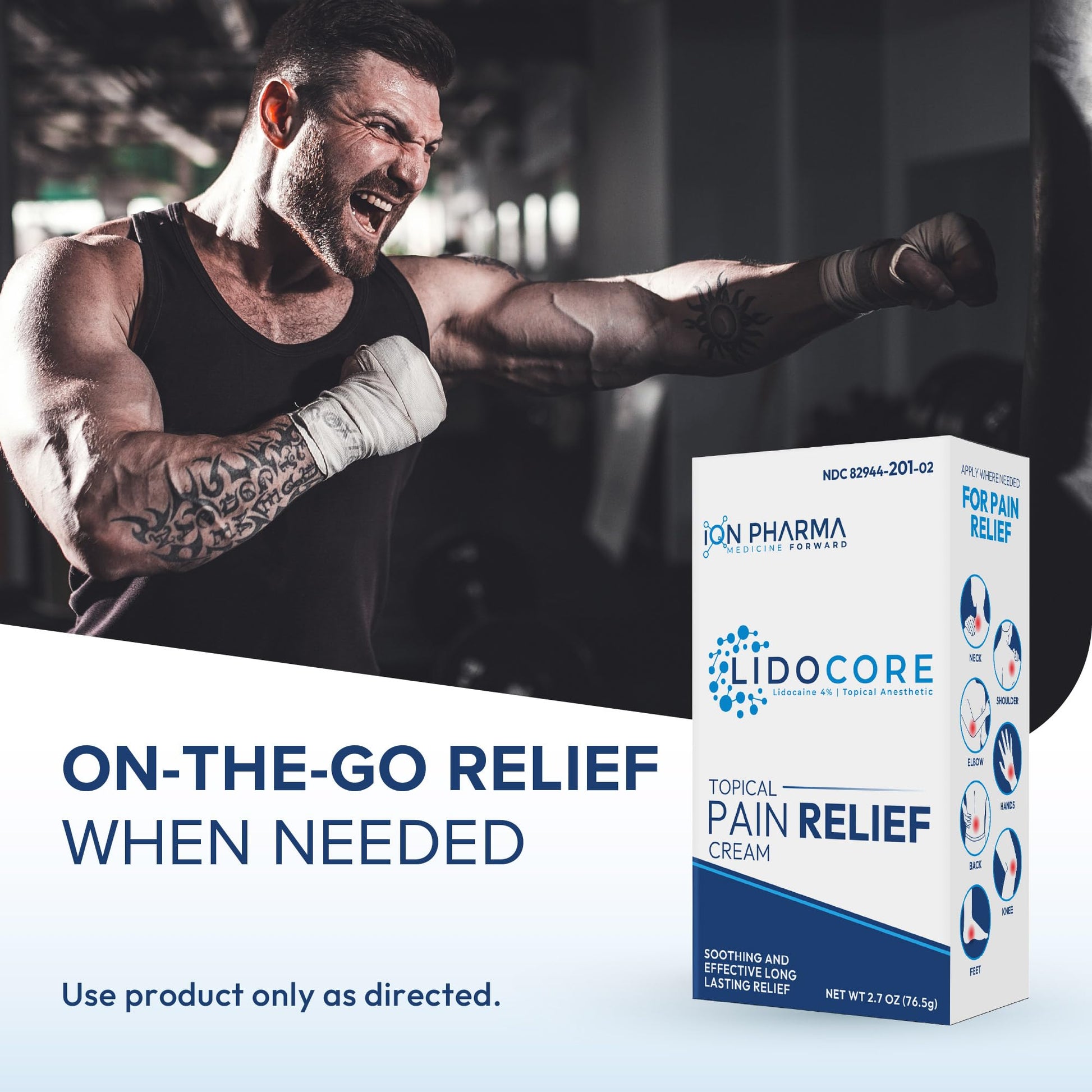 Lidocore Pain Relief Cream with 4% Lidocaine | Maximum Strength OTC | Safe & Compliant formula | Minor cuts, scrapes, insect bites, cold sores | Non-Greasy, Odor-free, Fragrance-Free | 2.7 oz (76.5 g) Lidocore buy supplements canada