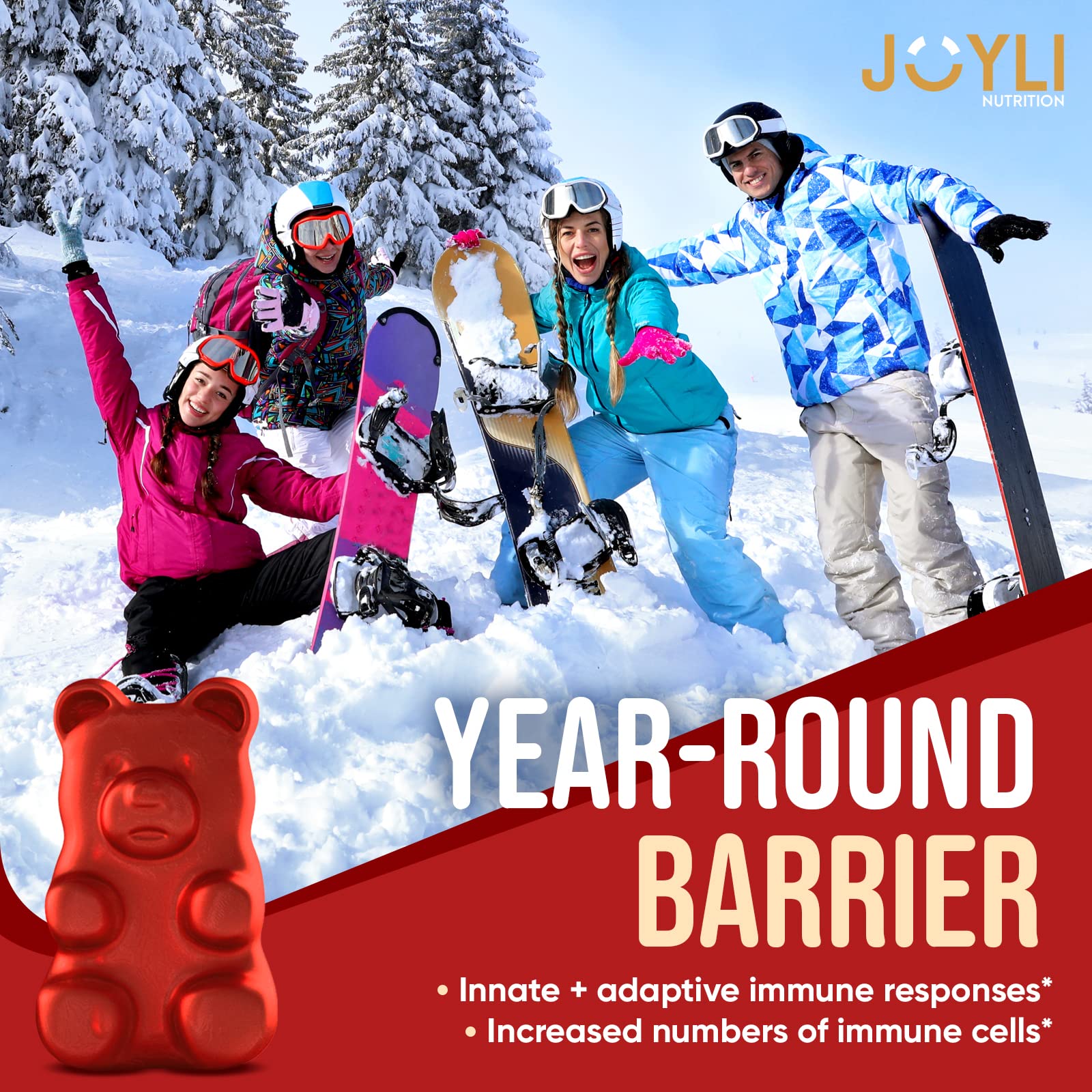 JOYLI Quercetin Gummies - Pure Quercetin with Bromelain Zinc Vitamin C & Vitamin D3 JOYLI Nutrition buy supplements canada