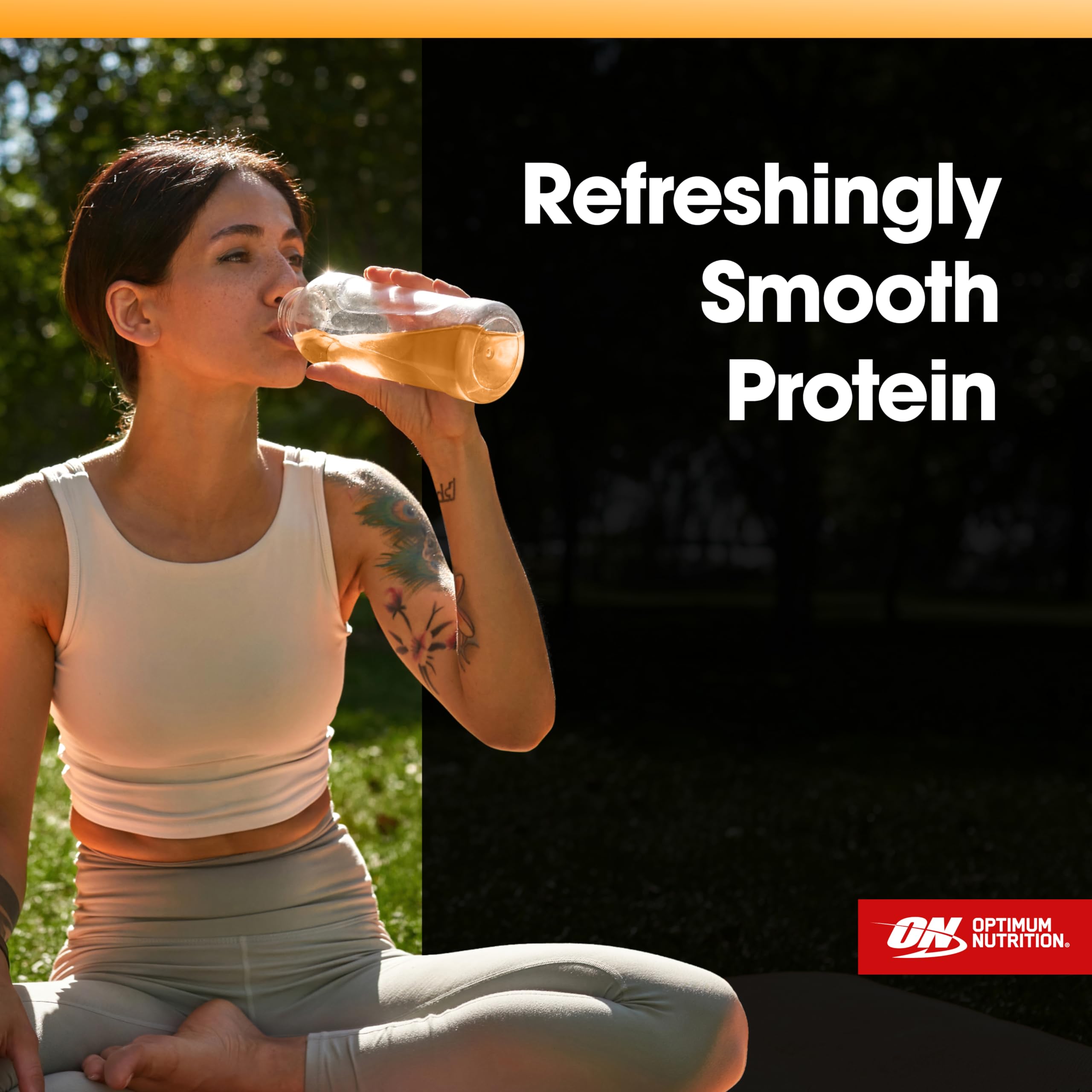 Optimum Nutrition Pro Quench, 10g Clear Protein, 10g Collagen peptides & Electrolyte Powder Drink Mix, Tropical Orange Mango, 20 Servings, Optimum Nutrition buy supplements canada