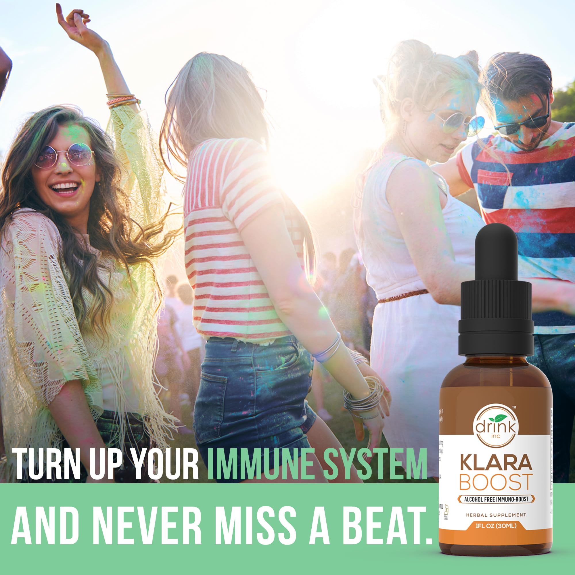 Drink Inc Klara Boost Alcohol Free Immuno-Boost | 30ML Herbal Supplement Drink Inc buy supplements canada