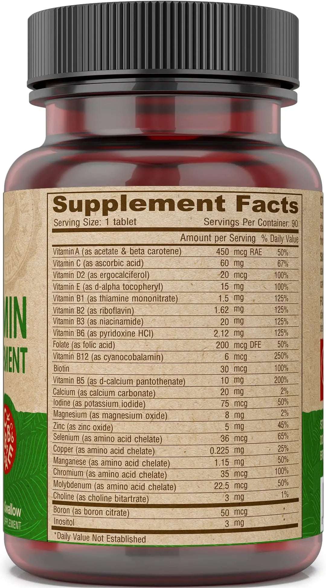 DEVA Vegan Iron-Free Multivitamin & Mineral Supplement, Vitamin C, D2, E & B-Complex, Biotin, 90 Tiny Tablets DEVA buy supplements canada