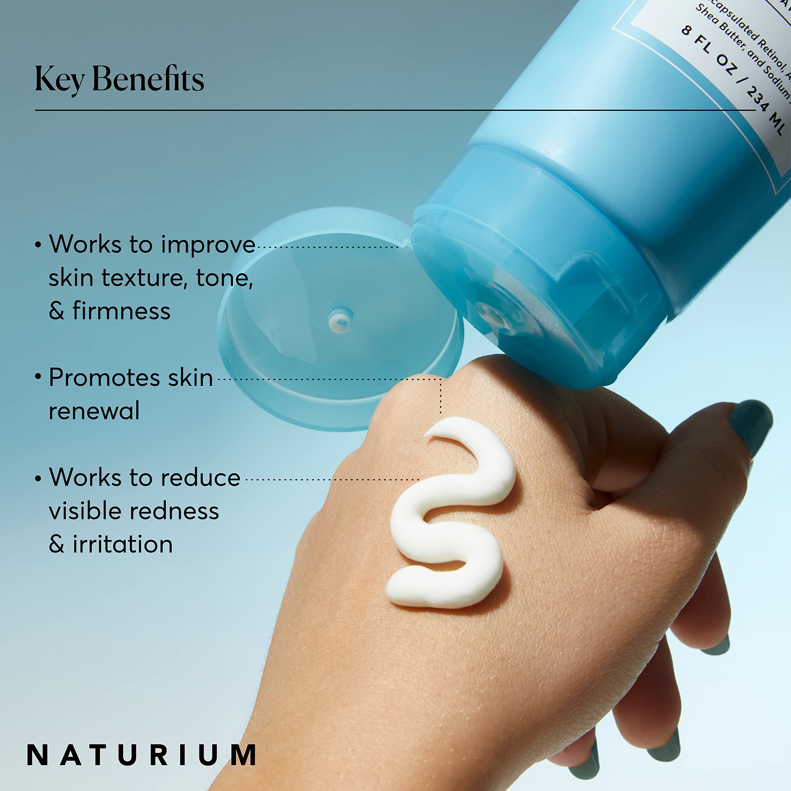 Naturium Skin-Renewing Retinol Body Lotion, Advanced Firming Anti-Aging Skin Care, with Encapsulated Retinol & Shea Butter, 8 oz Naturium buy supplements canada