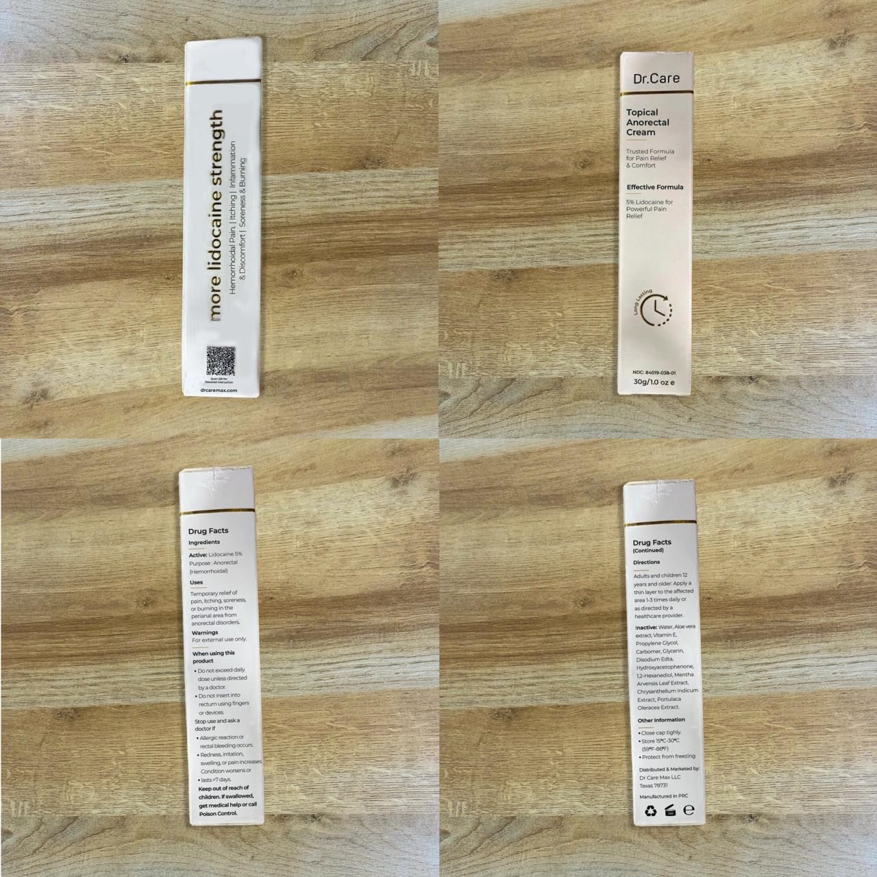 Dr Care Anorectal Cream with 5% Lidocaine - Maximum Strength Topical Anesthetic for Hemorrhoid Relief, Itching, & Burning (1.0 oz) Dr Care buy supplements canada