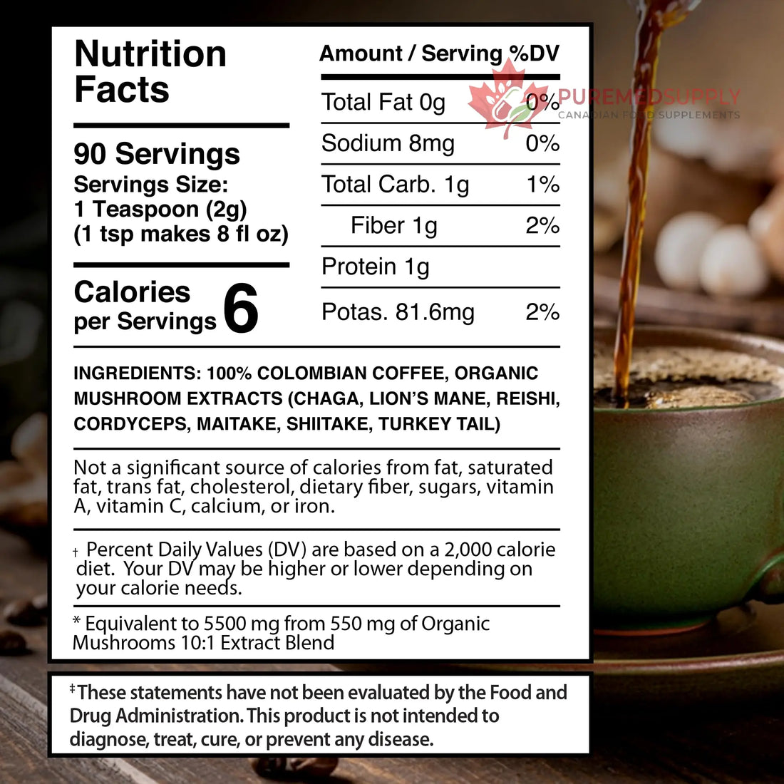 WELLNESS LABSRX NAD+ Supplement Capsules 1500mg - Mushroom Coffee Blend | Bundle WELLNESS LABSRX buy supplements canada