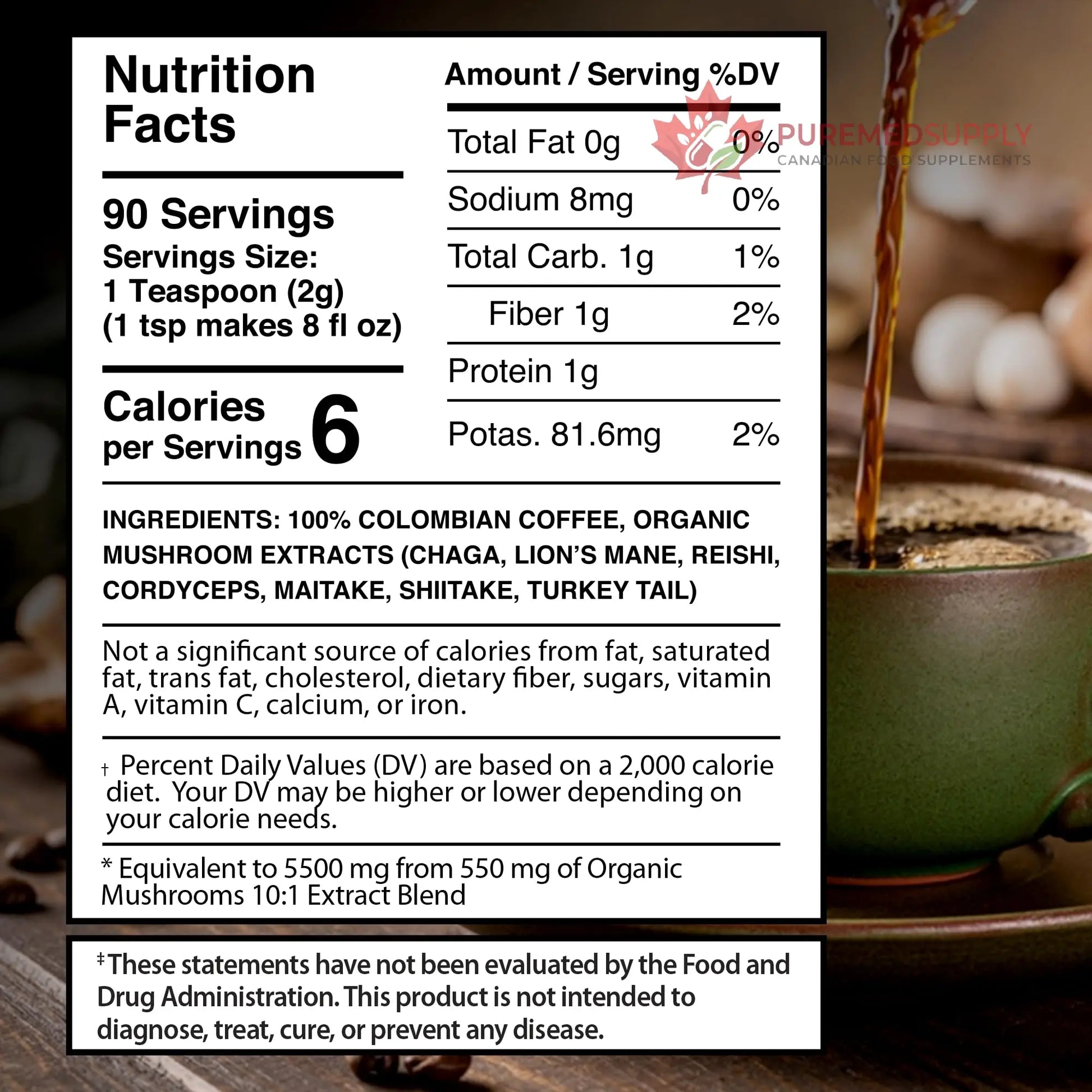WELLNESS LABSRX NAD+ Supplement Capsules 1500mg - Mushroom Coffee Blend | Bundle WELLNESS LABSRX buy supplements canada