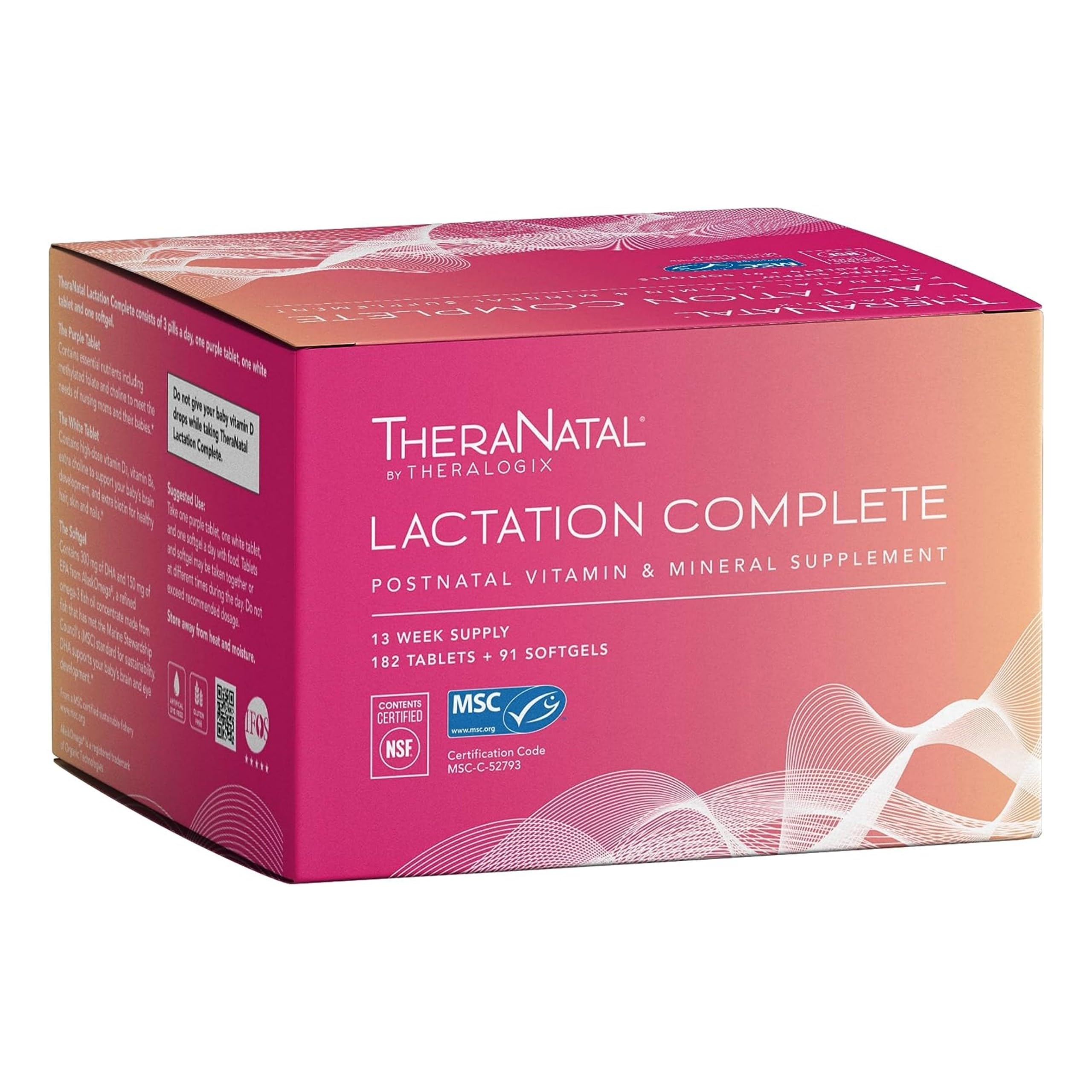 Theralogix TheraNatal Lactation Complete Postnatal Vitamin Supplement - 13-Week Theralogix buy supplements canada