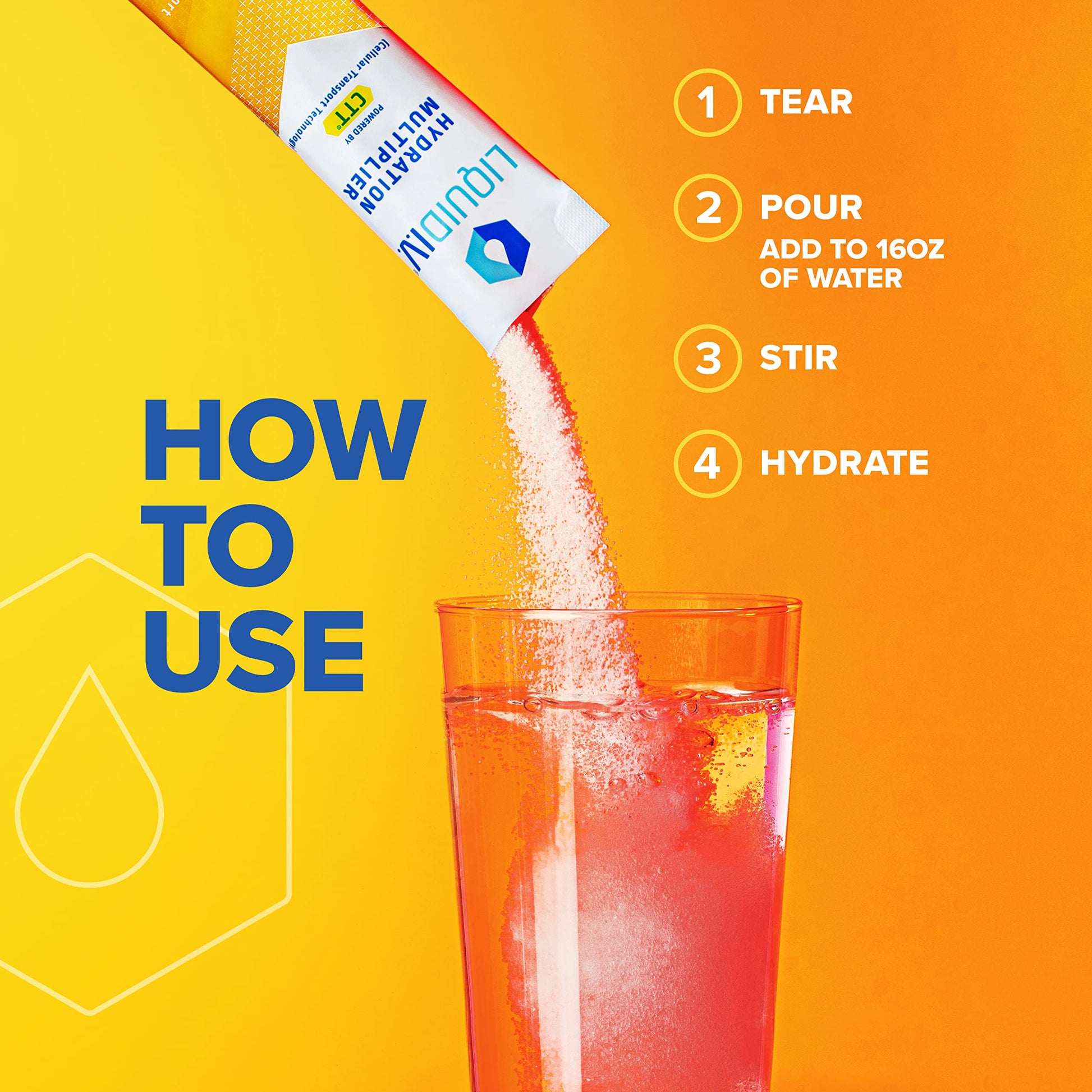 Liquid I.V. Hydration Multiplier + Immune Support - Tangerine - Hydration Powder Packets Liquid I.V. buy supplements canada