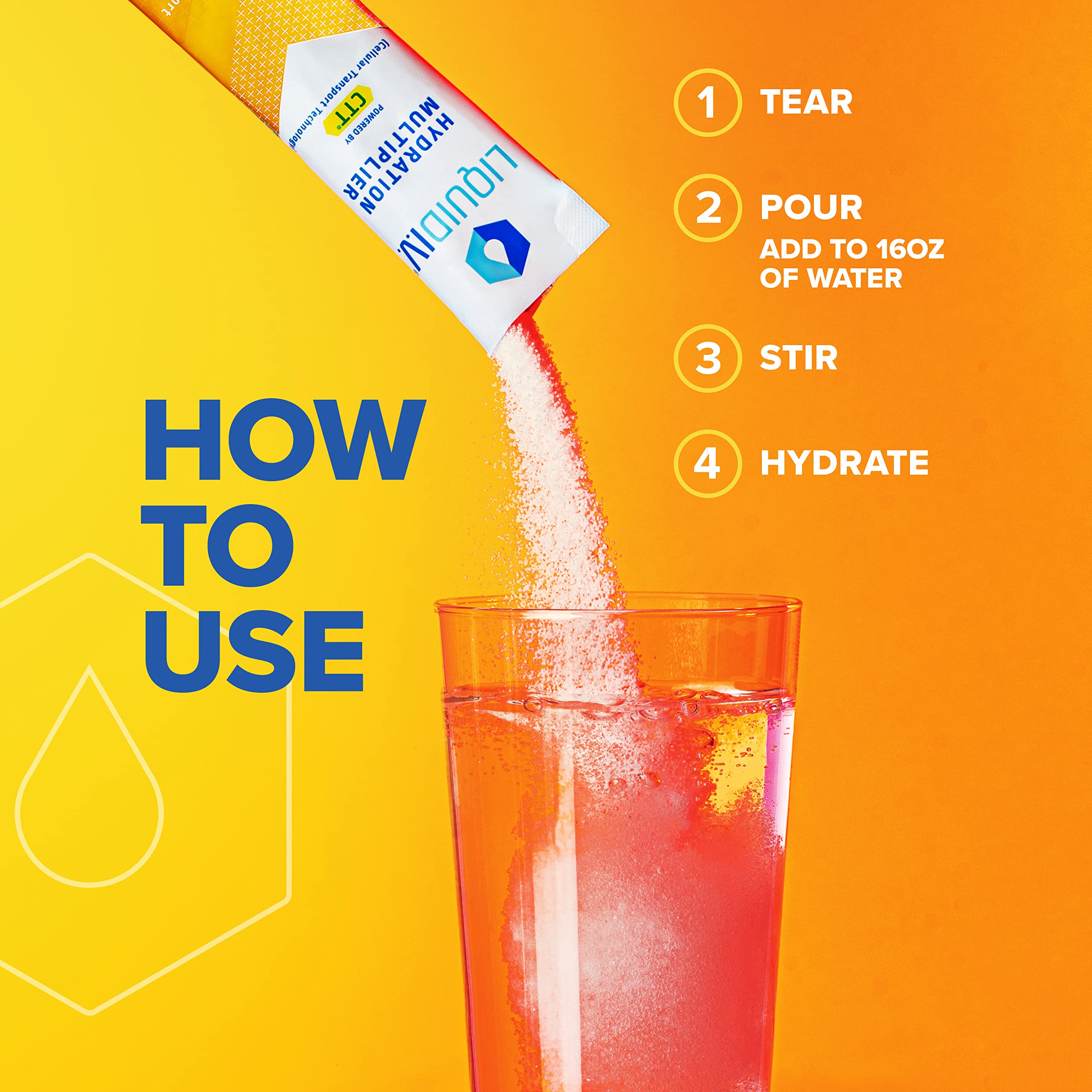 Liquid I.V. Hydration Multiplier + Immune Support - Tangerine - Hydration Powder Packets Liquid I.V. buy supplements canada