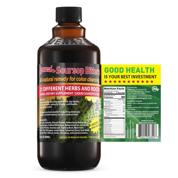 Amenazel Organic Soursop Bitters, 16 fl oz Amenazel buy supplements canada