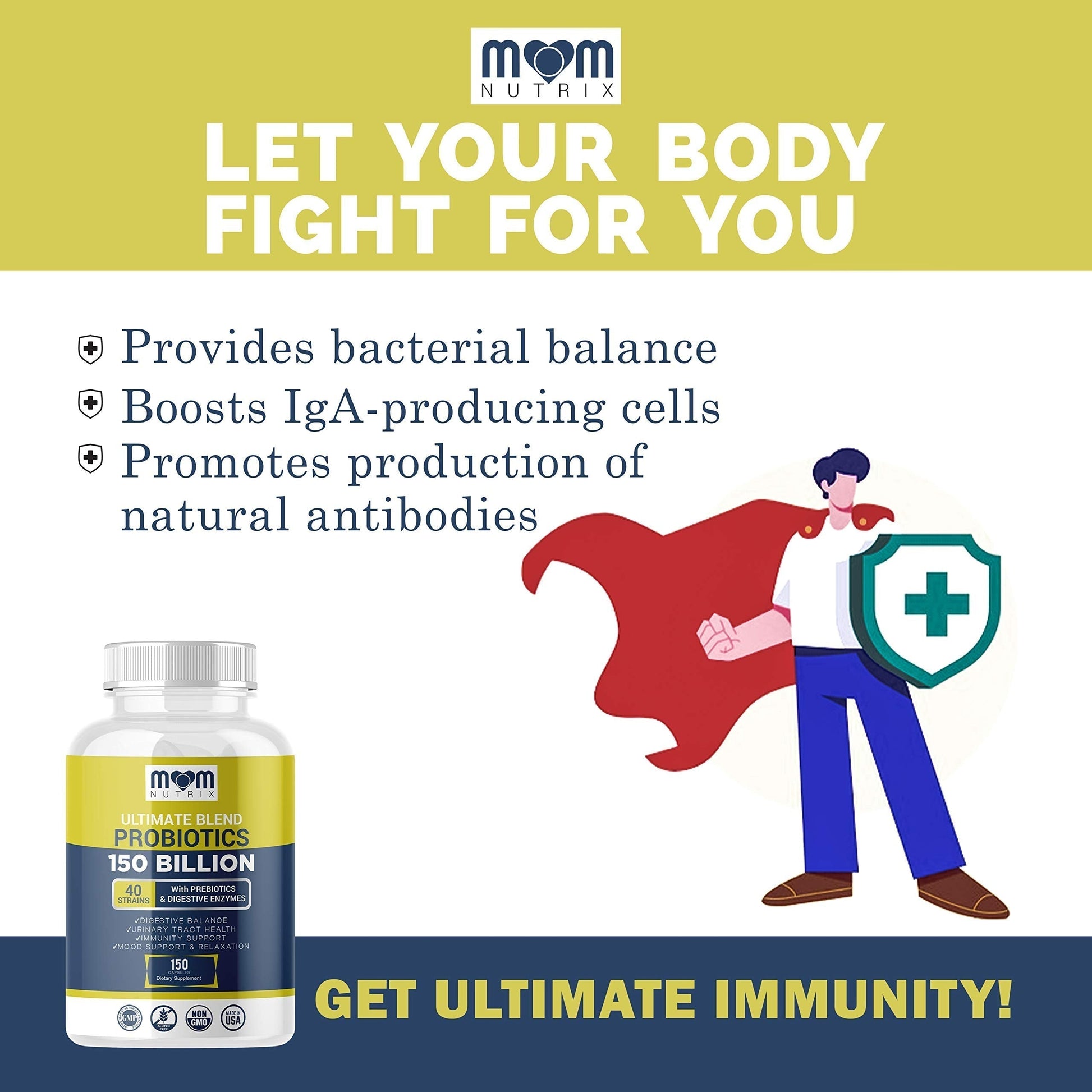Probiotics 150 Billion CFU - 40 Strain Probiotics for Women, Probiotics for Men and Adults Dr. JOEL'S buy supplements canada