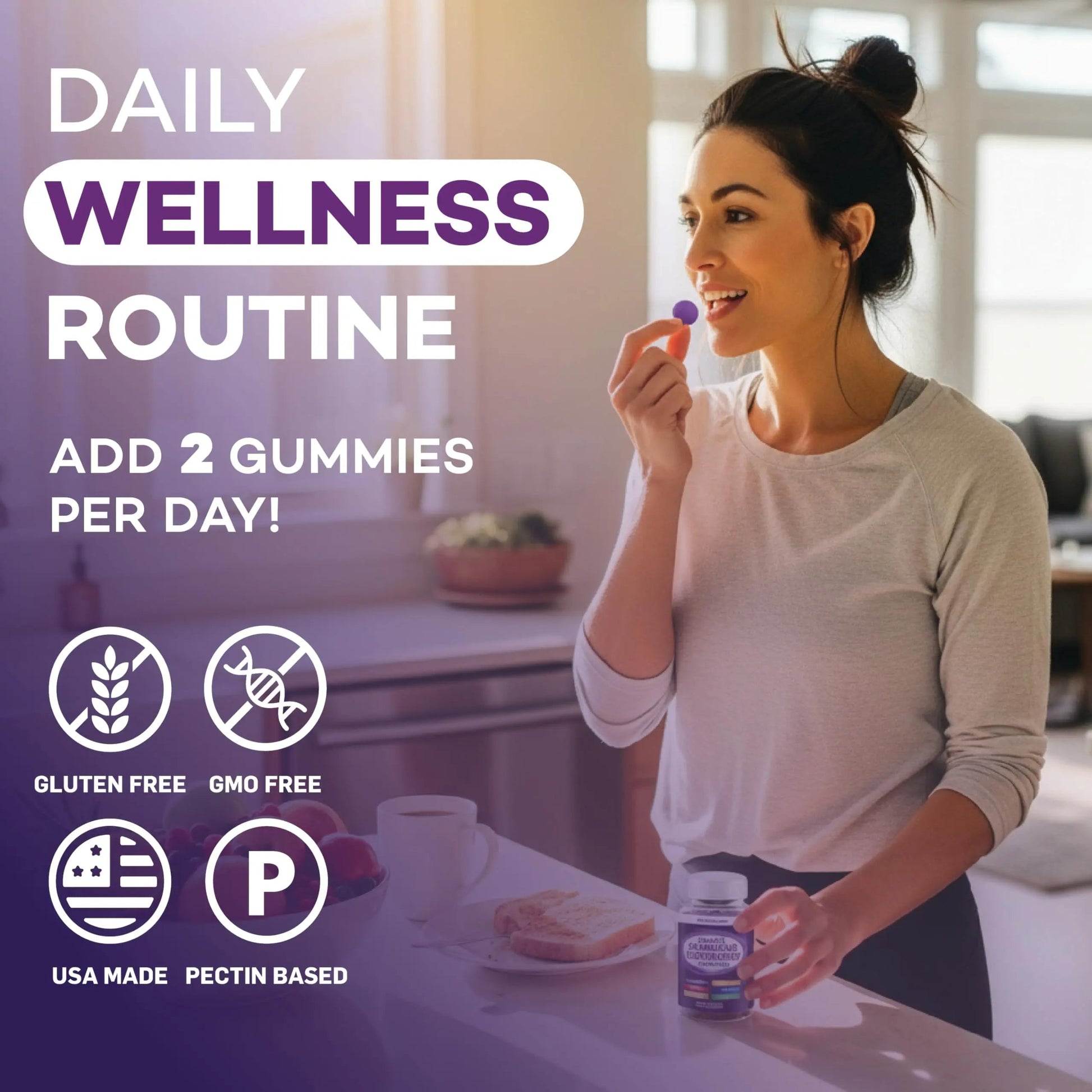 Elderberry Gummies Immune Support, Daily Support for Kids and Adults*, with Sambucus Elderberry, Zinc, Vitamin C, D3, B6, B12, Plus PAYÉ buy supplements canada