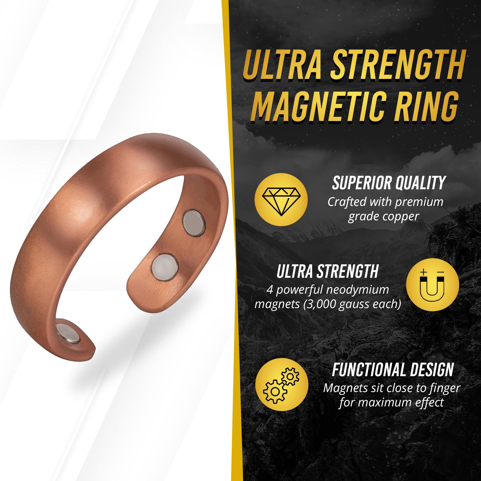 MagnetRX® Magnetic Copper Ring – Elegant Magnetic Rings – Copper Rings for Women & Men MagnetRX buy supplements canada