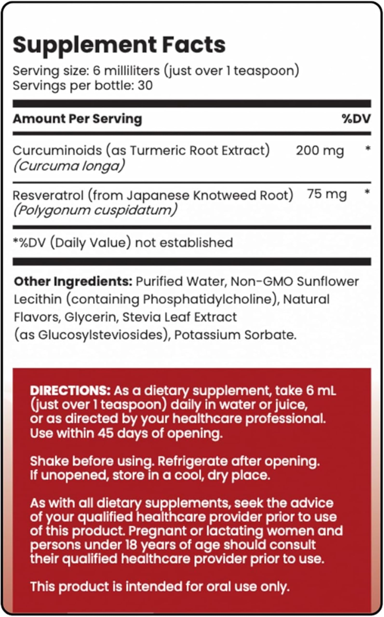 Rho Nutrition Liposomal Curcumin + Resveratrol (1 Pack) – Ultra High Absorption Liquid Curcumin Supplement – Promotes Joint Comfort Rho Nutrition buy supplements canada