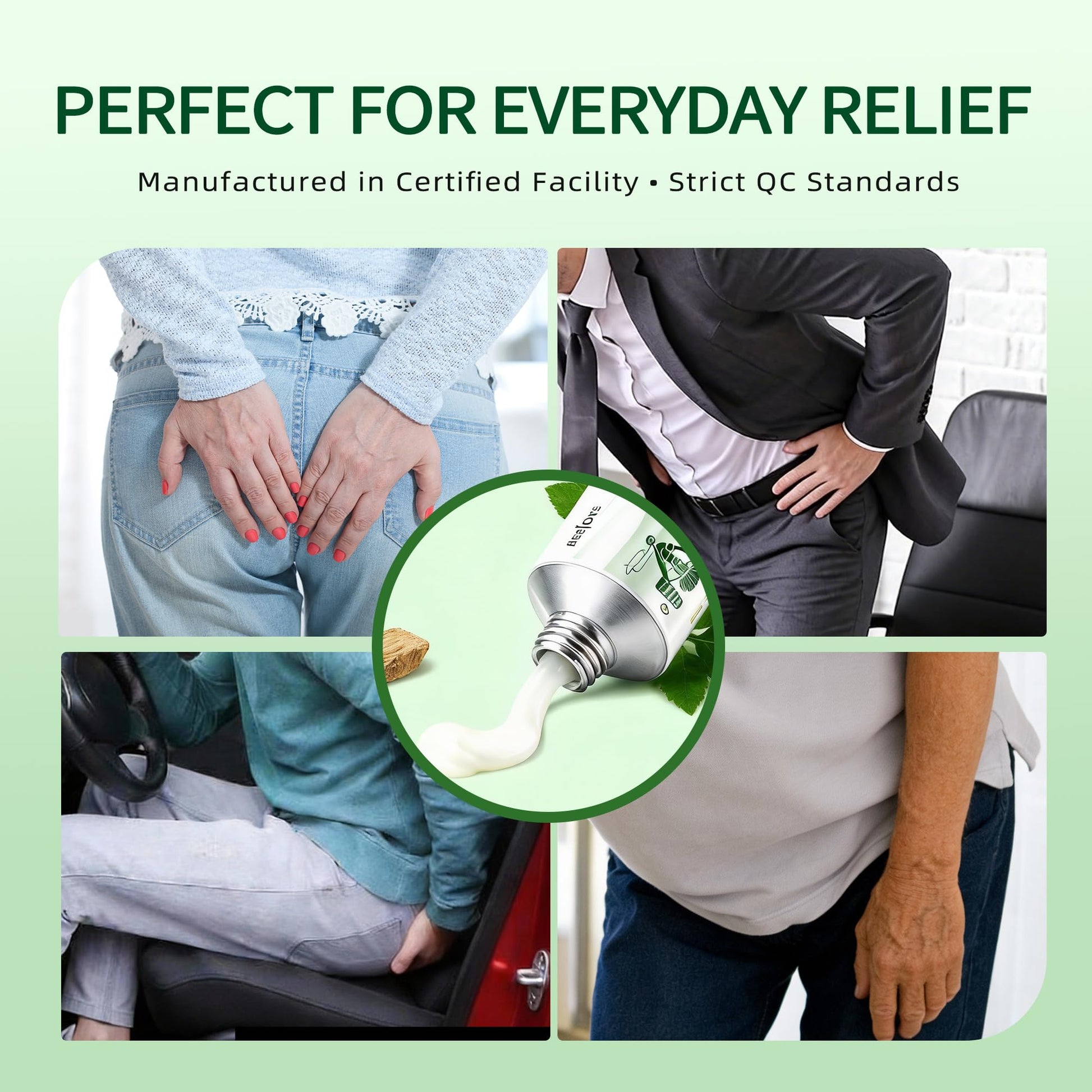 Reejoys Hemorrhoid Cream: Advanced Herbal Hemorrhoids Treatment Cream for Itching and Burning, Shrink & Soothe Hemorrhoids - 1.8 Oz Reejoys buy supplements canada