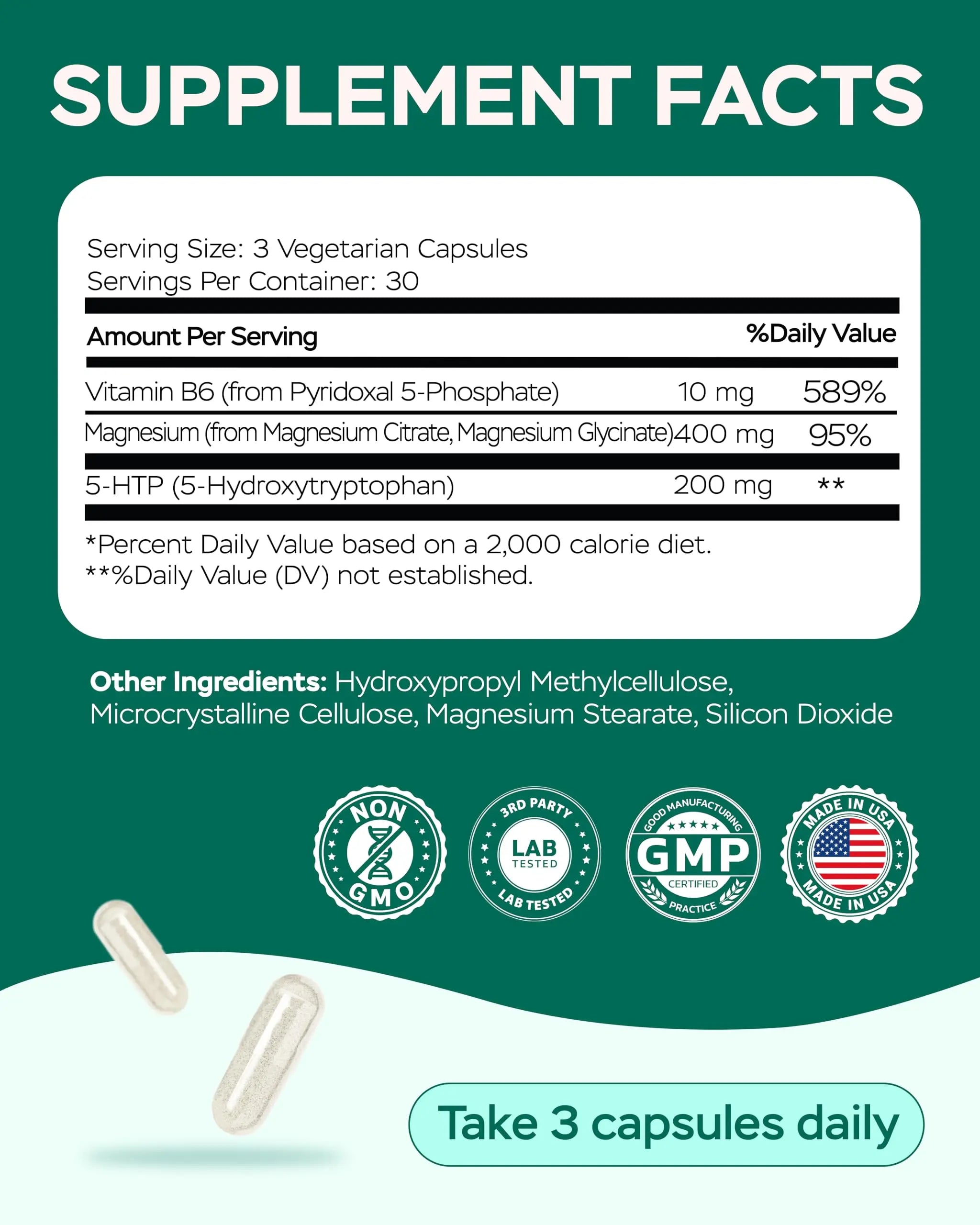 Magnesium Complex for Women – Magnesium for Sleep, Advanced 610mg with Glycinate, Citrate & Vitamin B6 for 3X Absorption + 5-HTP – Supports Sleep, Relaxation, Nerve, Muscle, Bone & Energy Health 4Well Products buy supplements canada