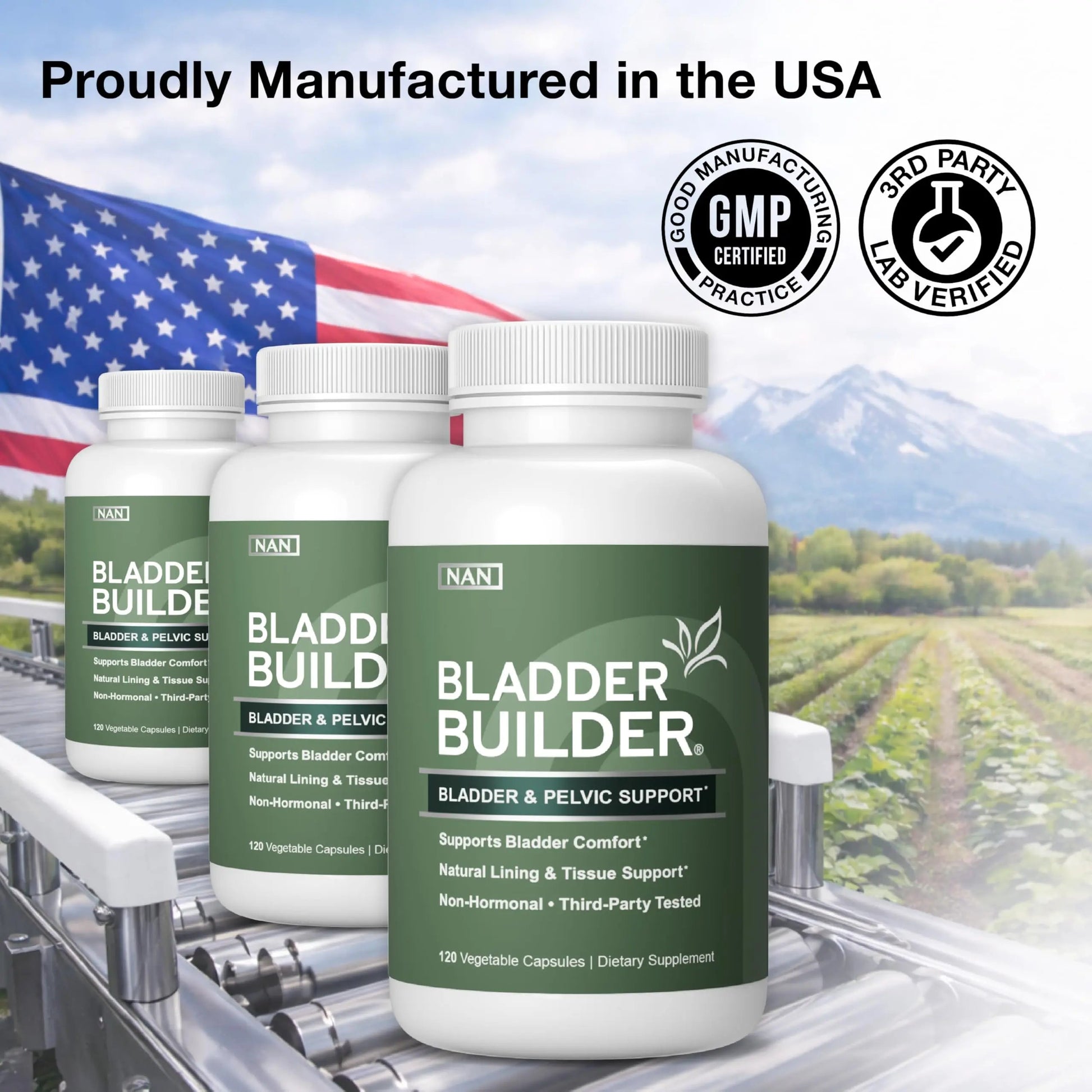 BLADDER BUILDER - Bladder Health Supplement for Bladder Support & Bladder Discomfort – Supports Bladder Lining – 120 Capsules – Made in USA** BLADDER BUILDER buy supplements canada