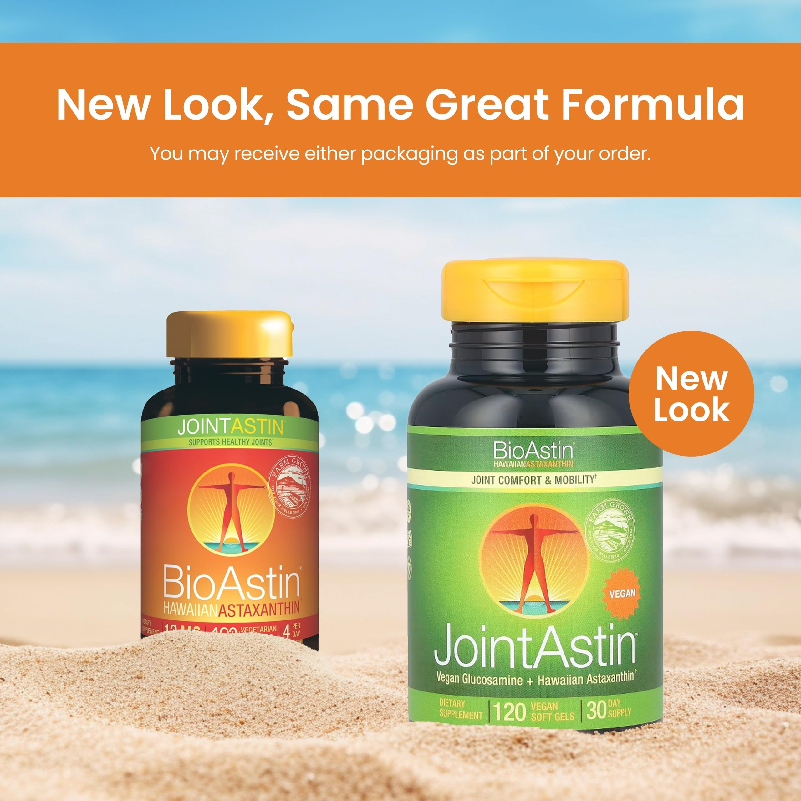 Nutrex Hawaii JointAstin - 12 mg, 120 Softgels - Joint Support Supplement with Glucosamine & BioAstin Hawaiian Astaxanthin - Farm-Direct Antioxidant Supplement Joint, Eye, Skin & Immune System Health* Nutrex Hawaii buy supplements canada