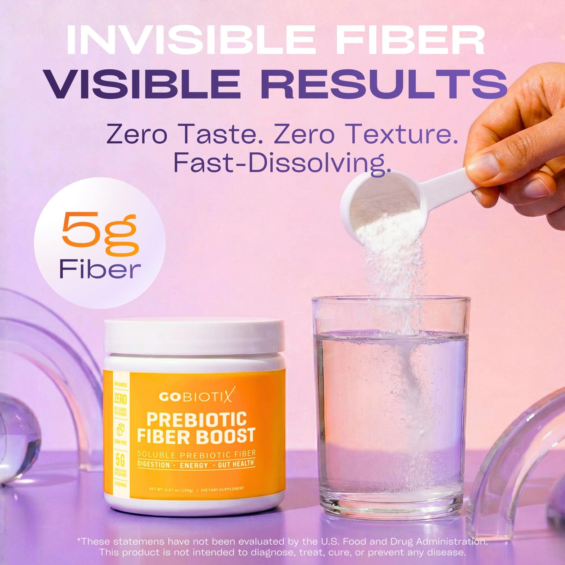 GOBIOTIX Fiber Supplement Powder with Prebiotics for Digestive Health and GLP-1 Support, Soluble Fiber for Gut Health & Debloat, Keto GOBIOTIX buy supplements canada