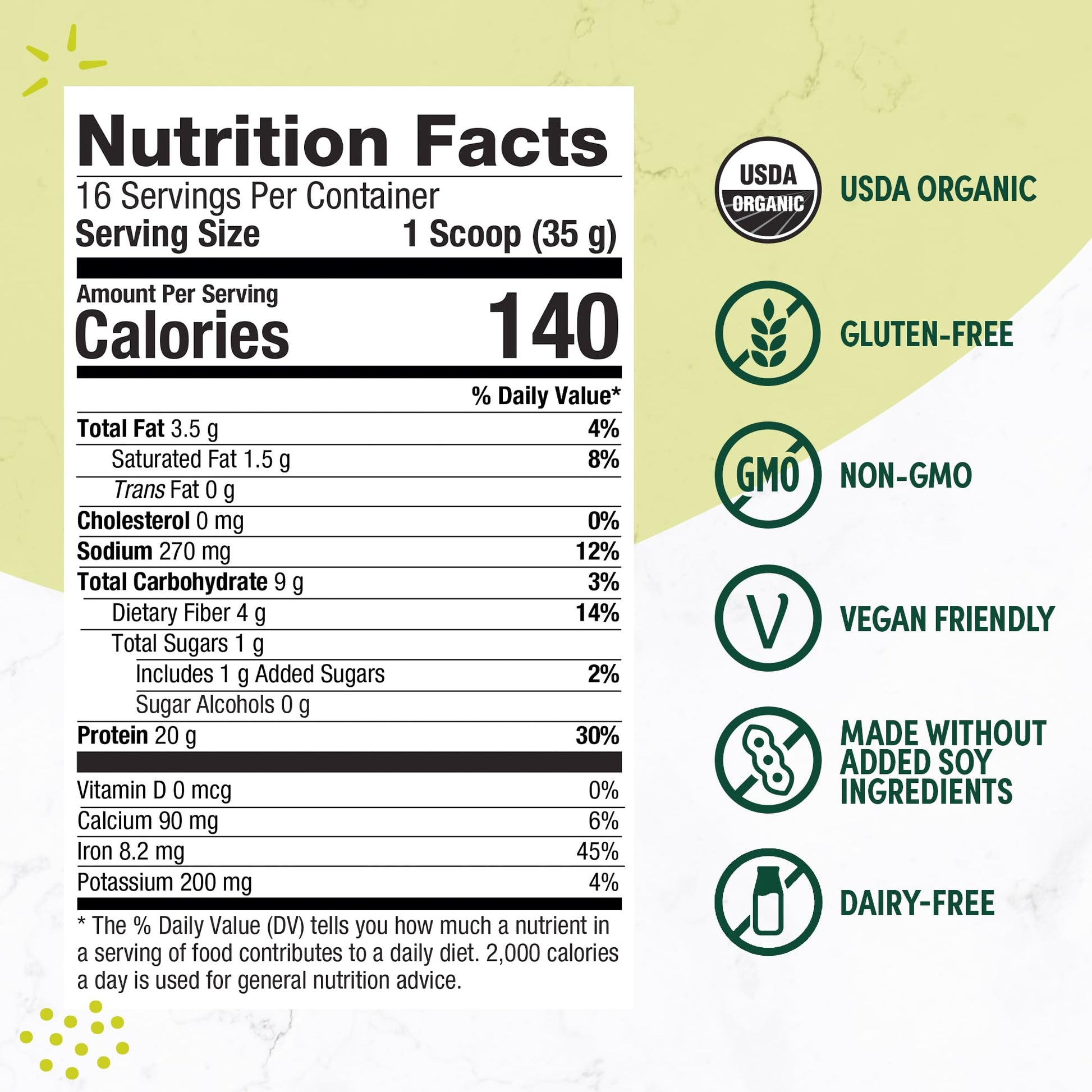 Purely Inspired Plant-Based Protein Powder for Men & Women, Rich Decadent Chocolate (16 Servings) - Vegan & Organic - 20g of Pea Protein Powder for Smoothies & Shakes Purely Inspired buy supplements canada