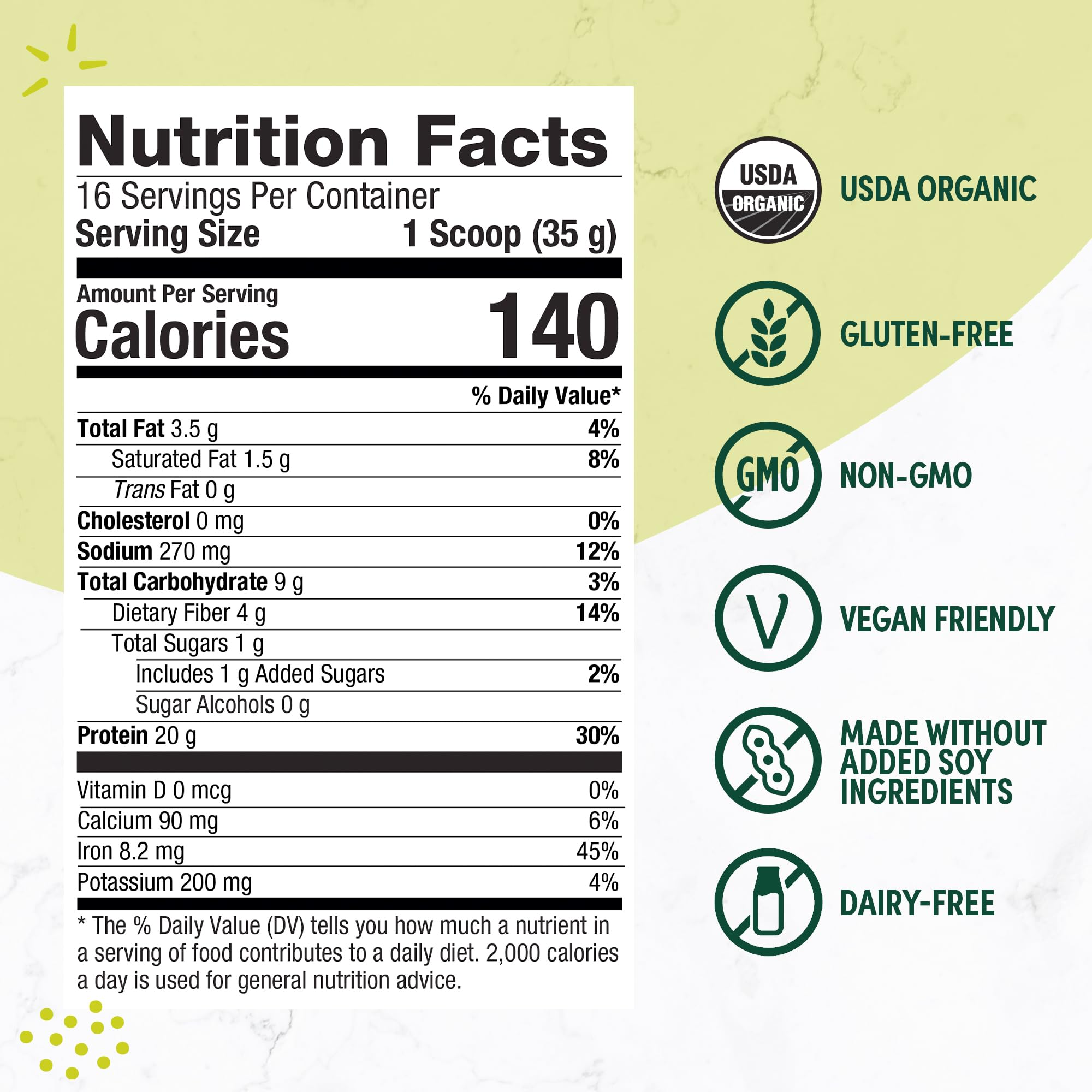 Purely Inspired Plant-Based Protein Powder for Men & Women, Rich Decadent Chocolate (16 Servings) - Vegan & Organic - 20g of Pea Protein Powder for Smoothies & Shakes Purely Inspired buy supplements canada