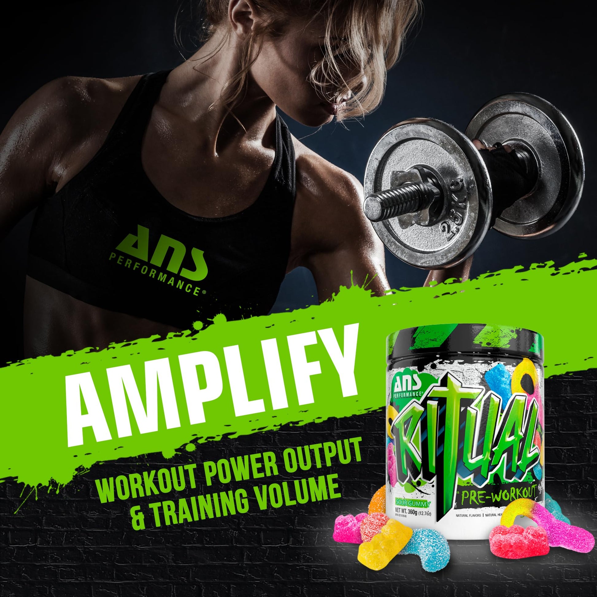 ANS Performance Ritual Pre Workout (30 Servings, 12.7 oz) - Complete Preworkout Formula ANS Performance buy supplements canada
