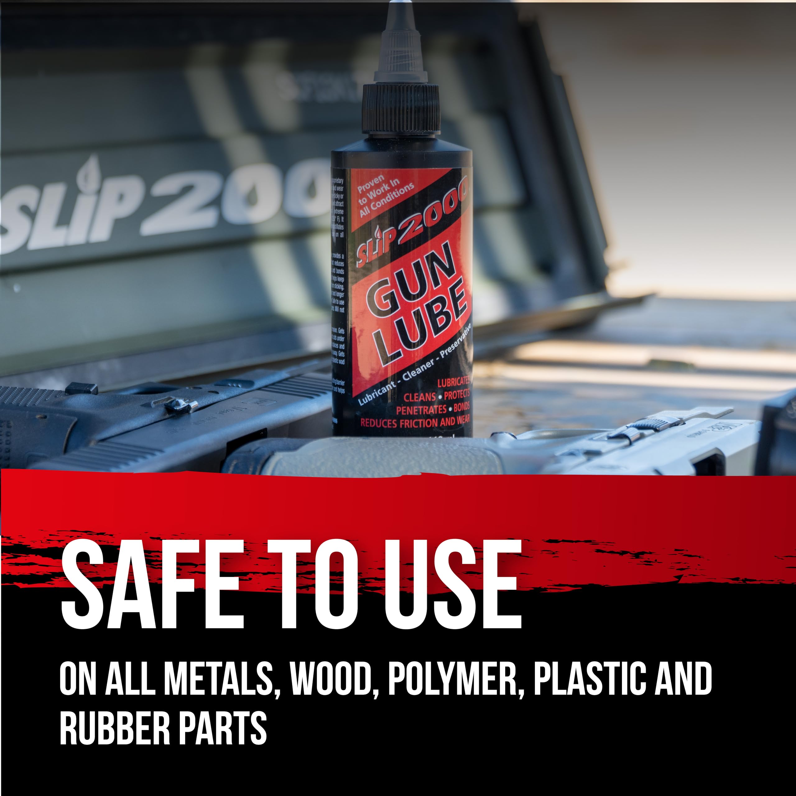 Slip 2000 Gun Lube, 100% Pure Synthetic CLP, Performs in All Conditions, Gun Lubricants for Peak Performance, Reduces Heat, Eliminates Excessive Wear, Shotguns, Rifles and Pistols, 4-Ounce Pump Slip2000 buy supplements canada