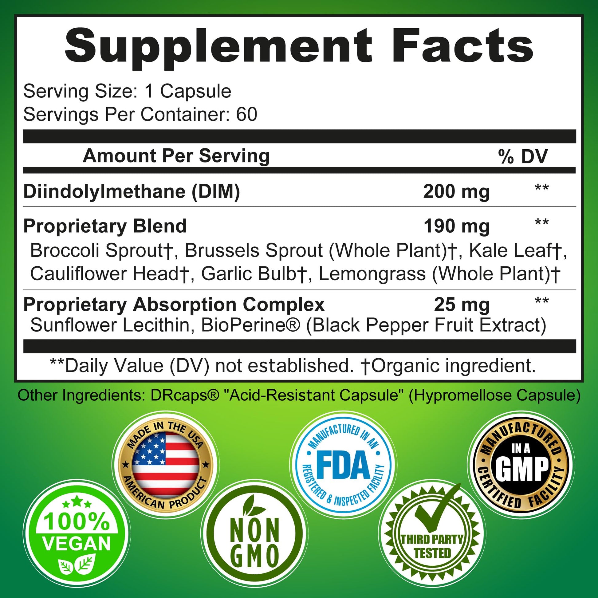 Optimal DIM 200mg Supplement for Women and Men - Made with Organic Whole Foods - Estrogen & Hormone Balance Support Diindolylmethane Complex - Maximum Absorption Delayed-Release Capsules - 60 Count SUPPLEMENTS STUDIO buy supplements canada