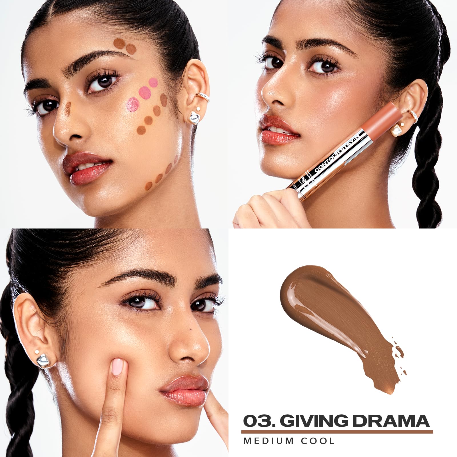 Sacheu Liquid Contour STAY-N Long Wear Cream Contour Makeup — Long Lasting, Blendable, & Lightweight Formula — Vegan & Cruelty-free, Giving Drama Sacheu buy supplements canada