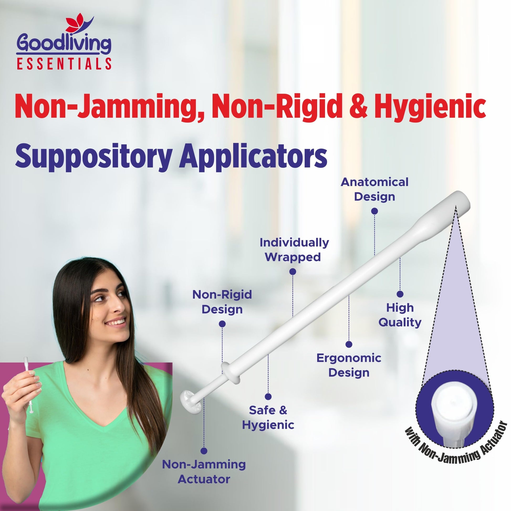 Suppository Applicators Mega Pack 30 Count Hygienic Inserter | Fits Suppositories Without Getting Stuck Inside With Our Innovative Pusher | Soft Tip, Smooth & Pain-Free Suppository Insertion Tool Goodliving Essentials buy supplements canada