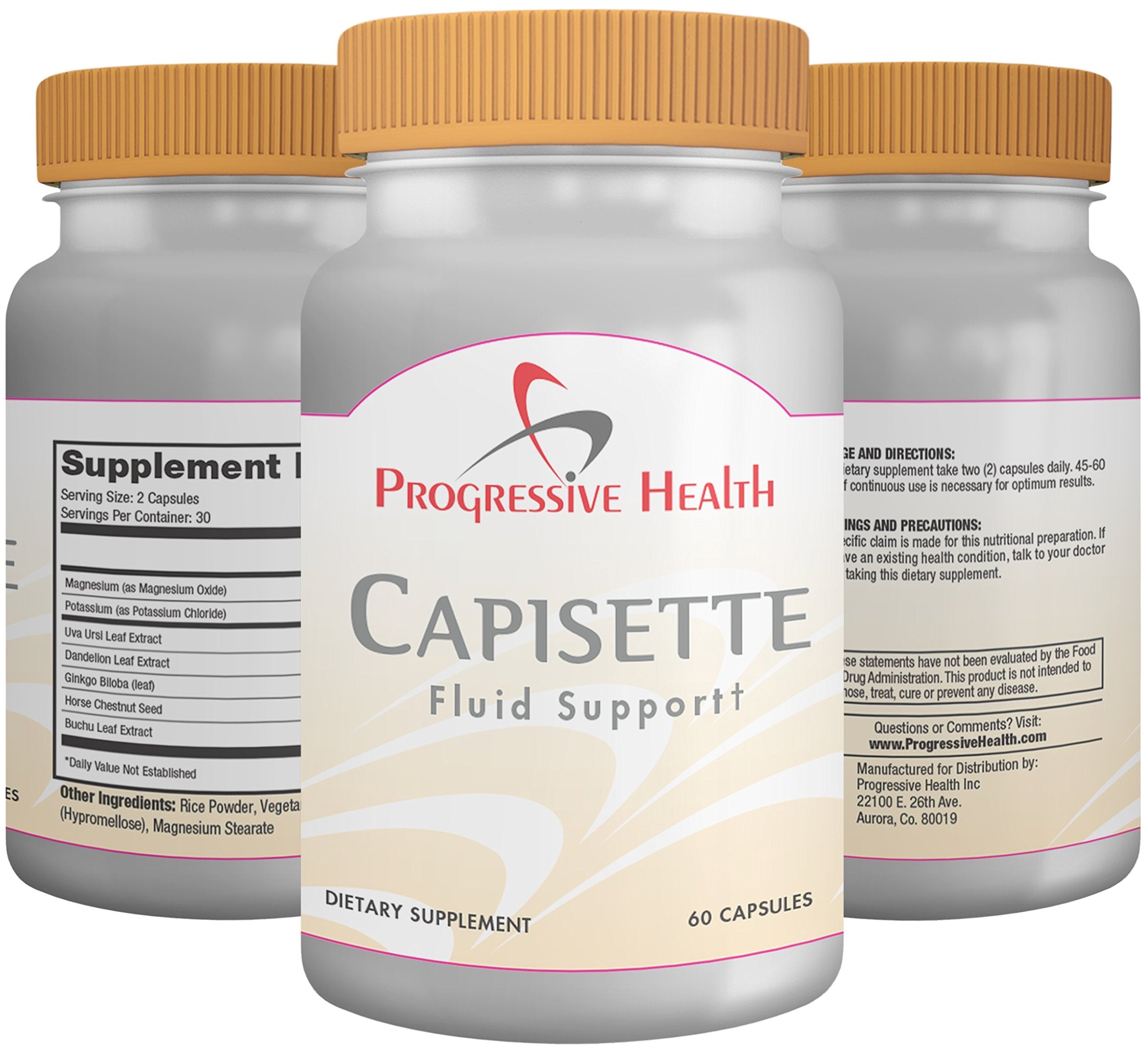Capisette Water Retention Support - Reduces Swollen Feet, Ankles, and Legs - Reduce Progressive Health buy supplements canada