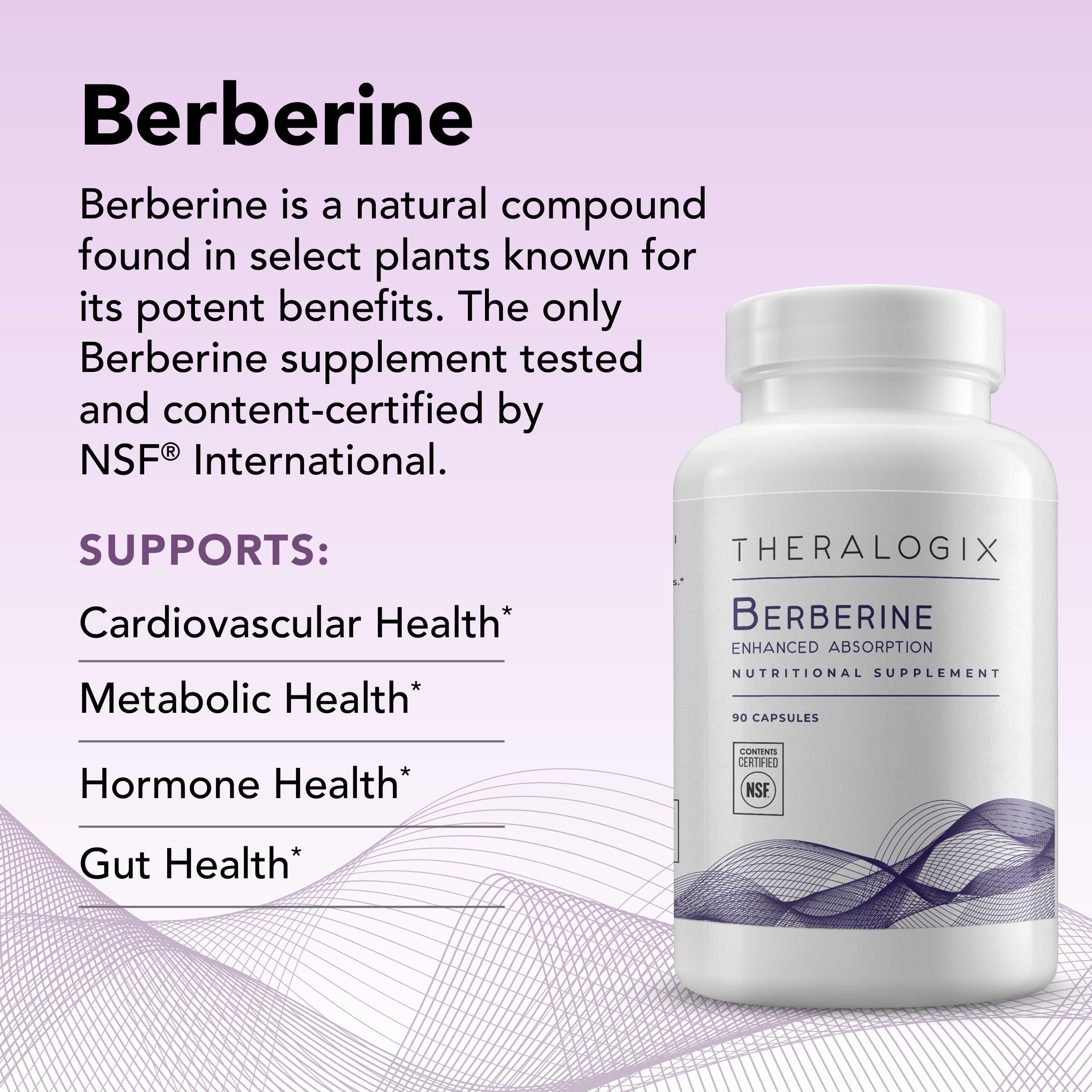 Theralogix Berberine Enhanced Absorption - 90-Day Supply - Made with Berberine Theralogix buy supplements canada
