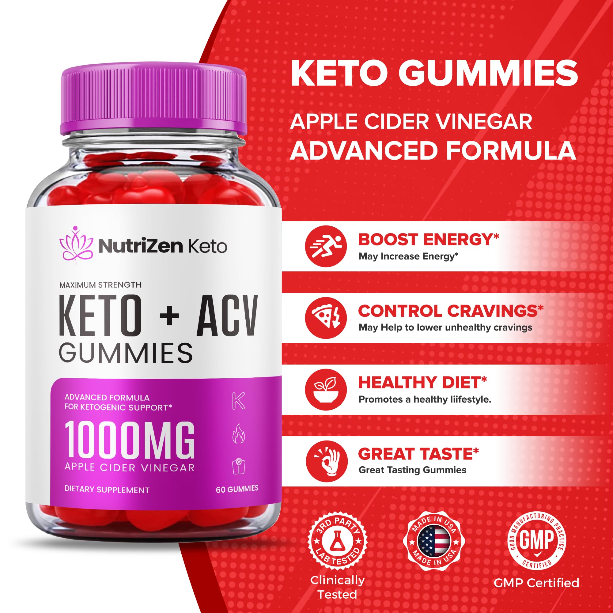 (5 Pack) Nutrizen Keto Acv Gummies - Official Formula - Nutrizen Keto + Acv Gummies Healthly buy supplements canada