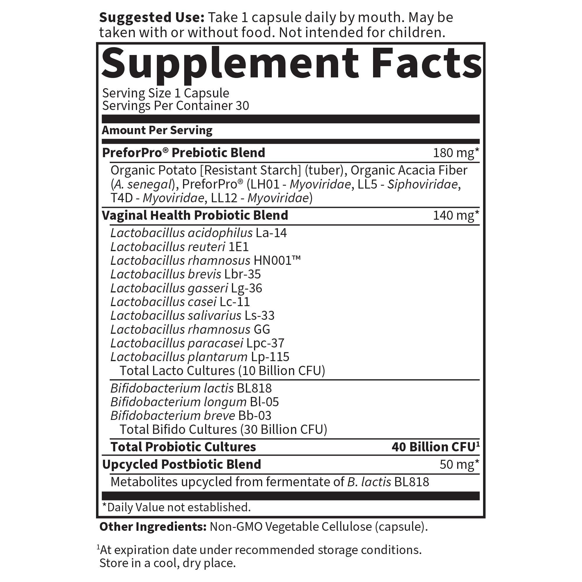 Garden of Life, Femini Ph Daily Care Probiotic Capsule, 30 Count Garden of Life buy supplements canada