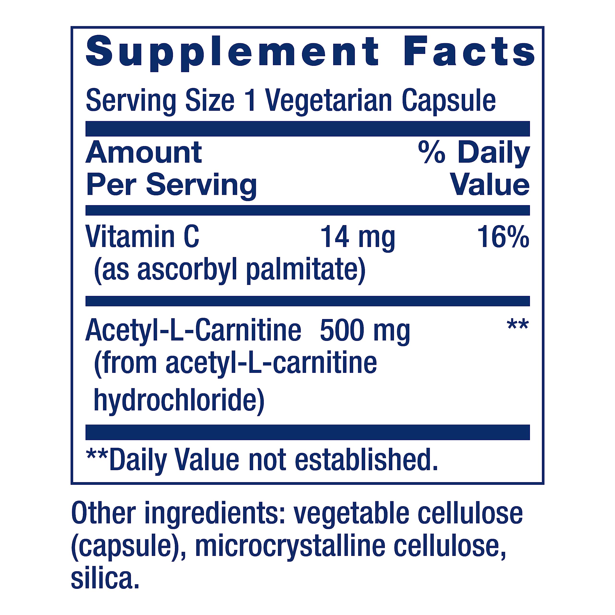 Life Extension Acetyl-L-Carnitine, Acetyl-L-Carnitine, vitamin C, Brain, mood & nerve health Life Extension buy supplements canada