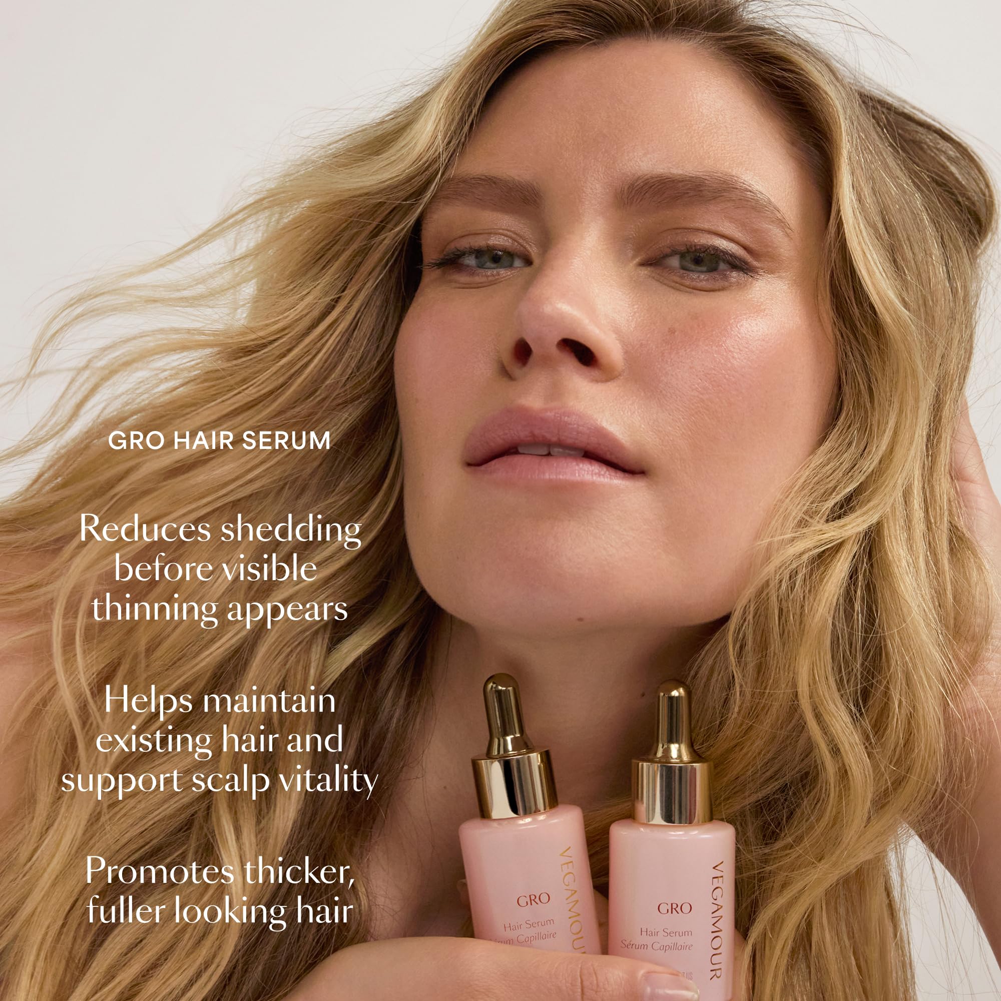 VEGAMOUR GRO Healthy Hair Starter Kit | Full Size GRO Serum for Thinning & Shedding plus Travel Size Shampoo and Conditioner with Vegan Keratin to Support Thicker, Fuller Looking Locks | $92 Value VEGAMOUR buy supplements canada