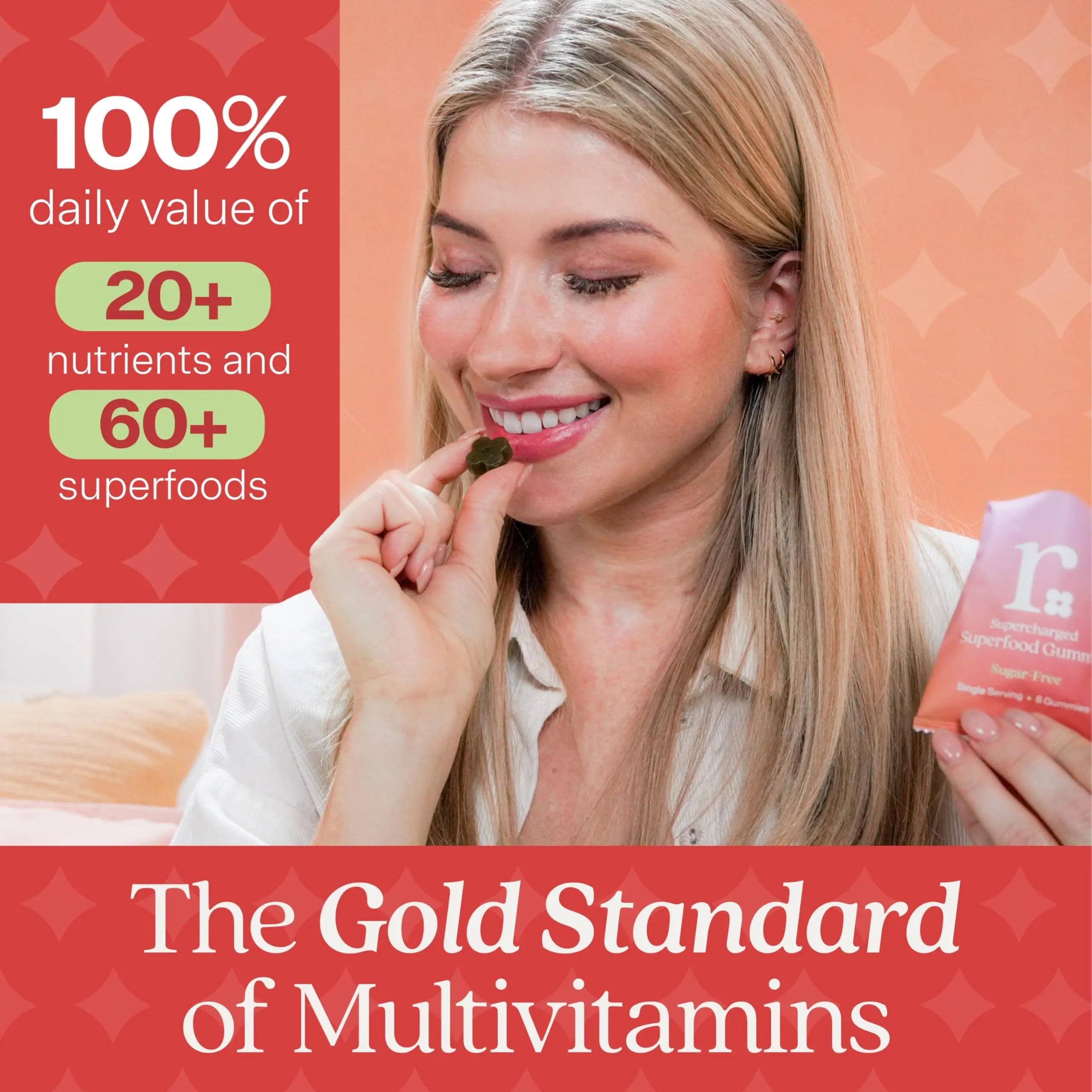 Rizz Sugar-Free Green Gummies - 60+ Superfoods 6g Fiber - Prebiotic and Probiotic Gummies - Vegan Multivitamins for Women & Men Rizz buy supplements canada