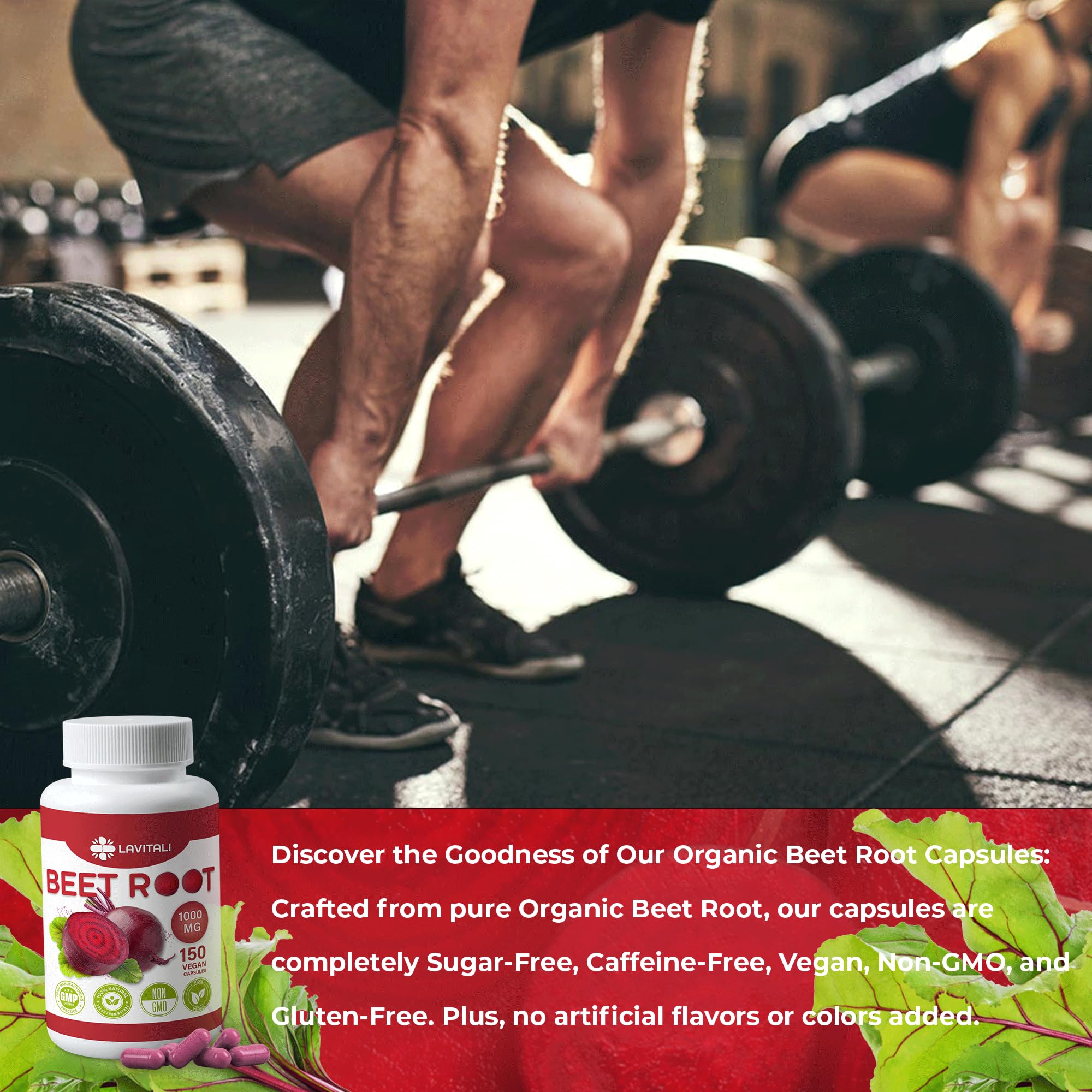 LaVitali 275 Beet Root Extract Capsules, 1000mg per Serving, High Concentrated Herbal LaVitali buy supplements canada